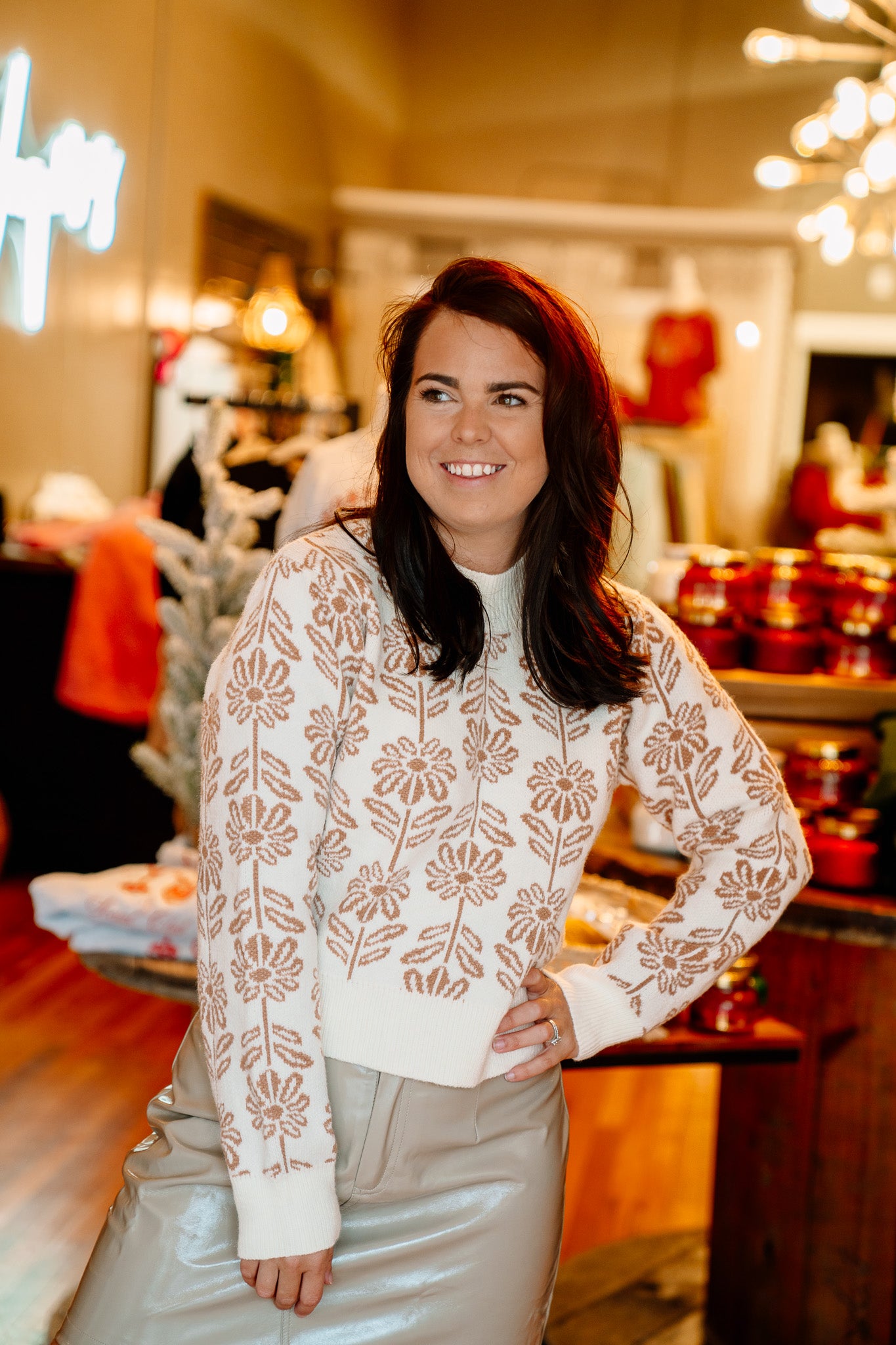 Floral Bloom Sweater