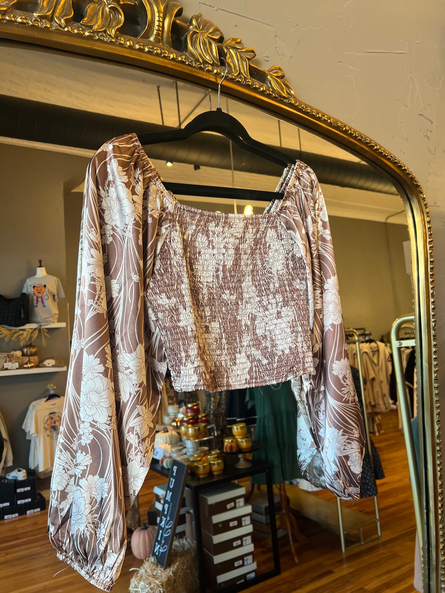 A Night Away Smocked Top