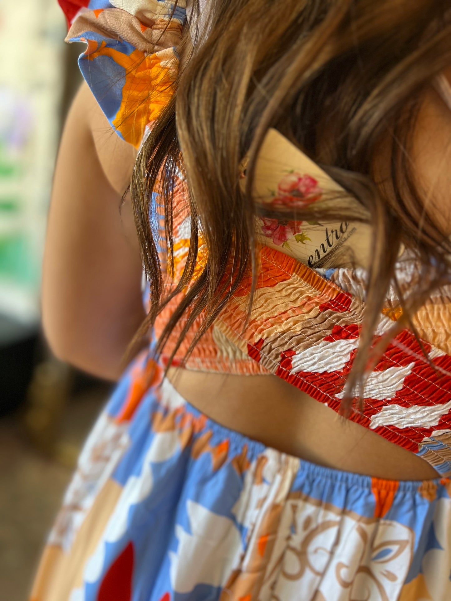 Seaside Shades of Red Dress