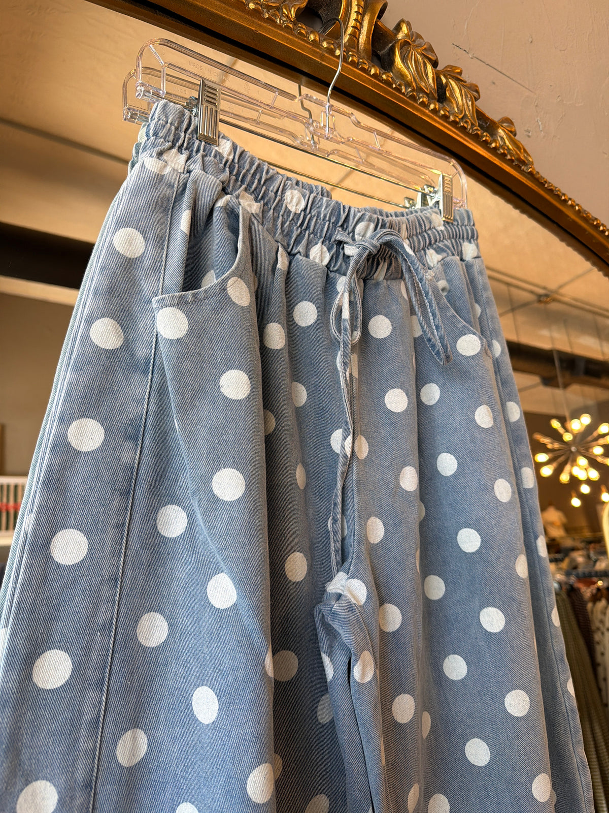 Polkadot Barrel Stretch Pants