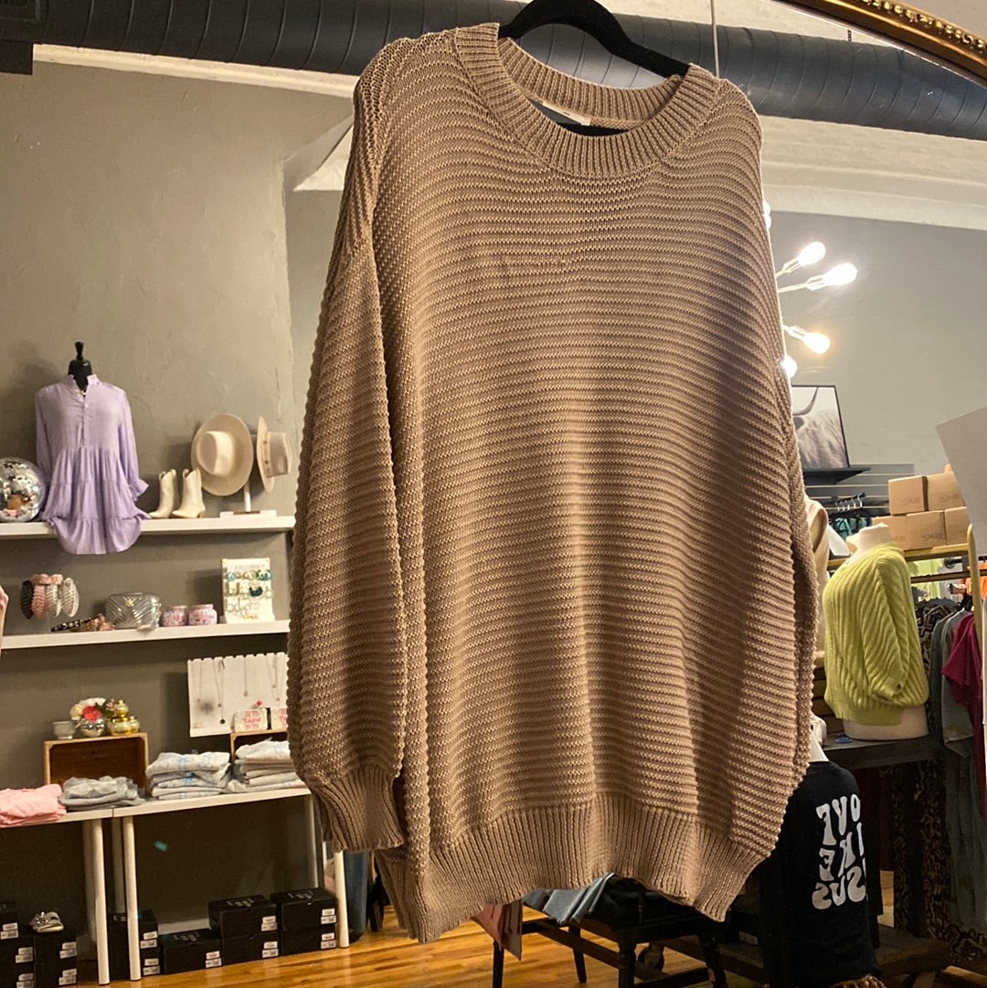 Just a Taupe Sweater