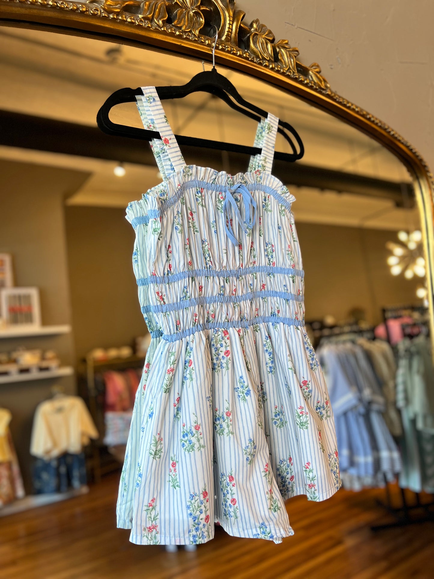 Floral Smock Romper