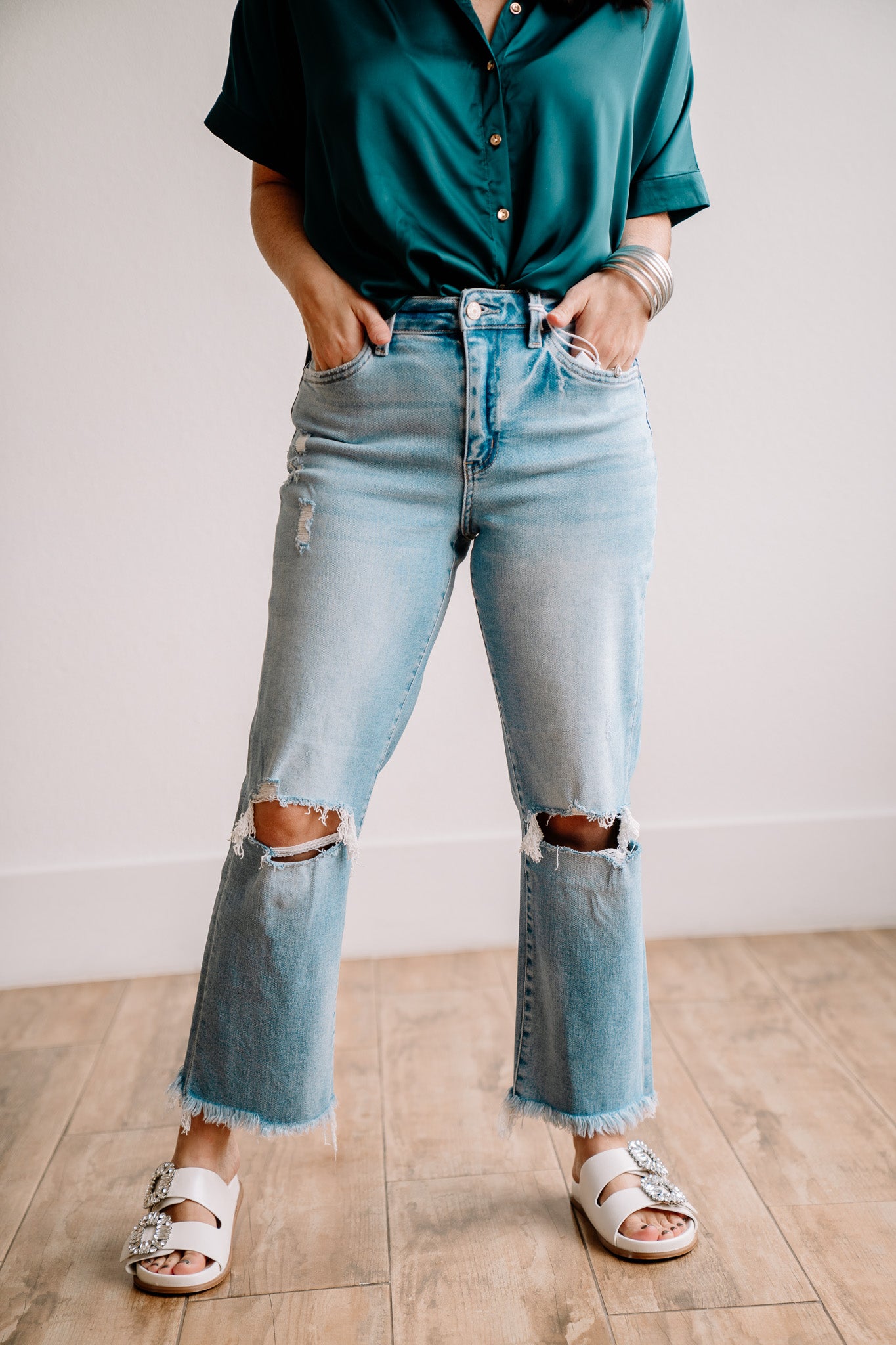Torne High Rise Crop Straight