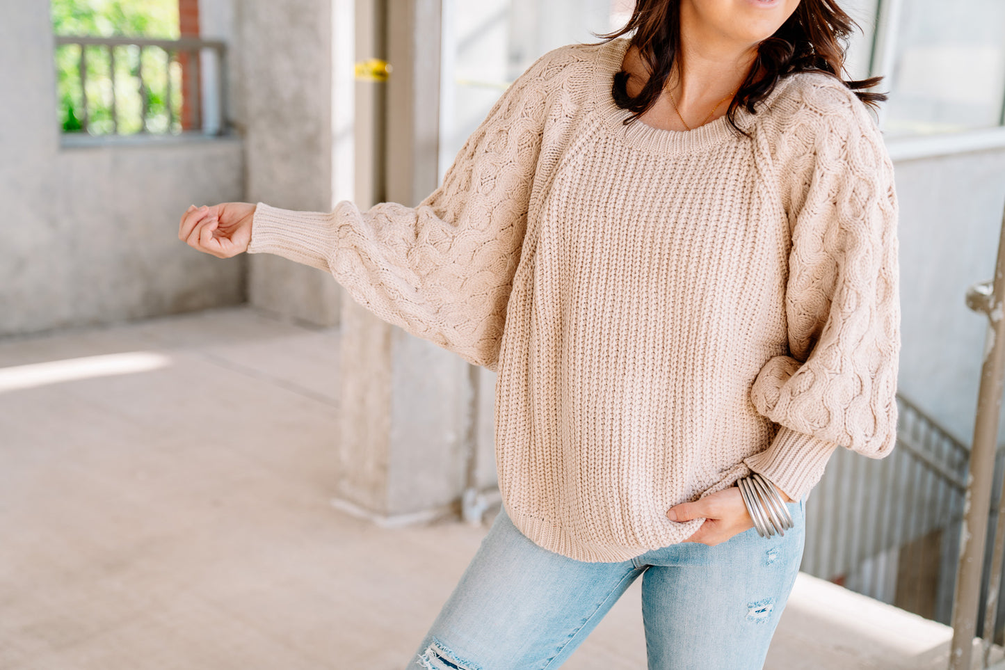 Oatmeal Oversized Sweater