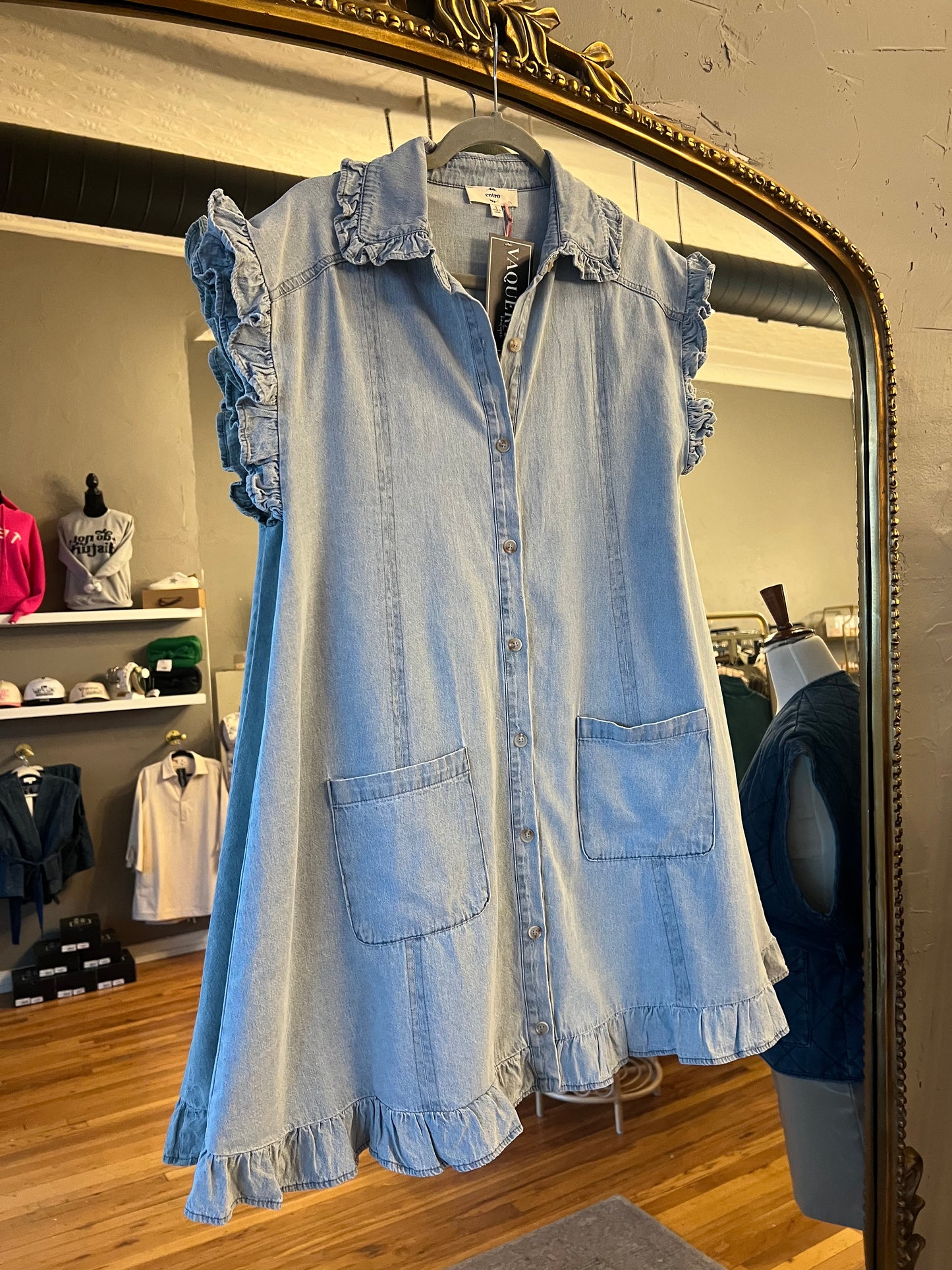 Denim Date Dress