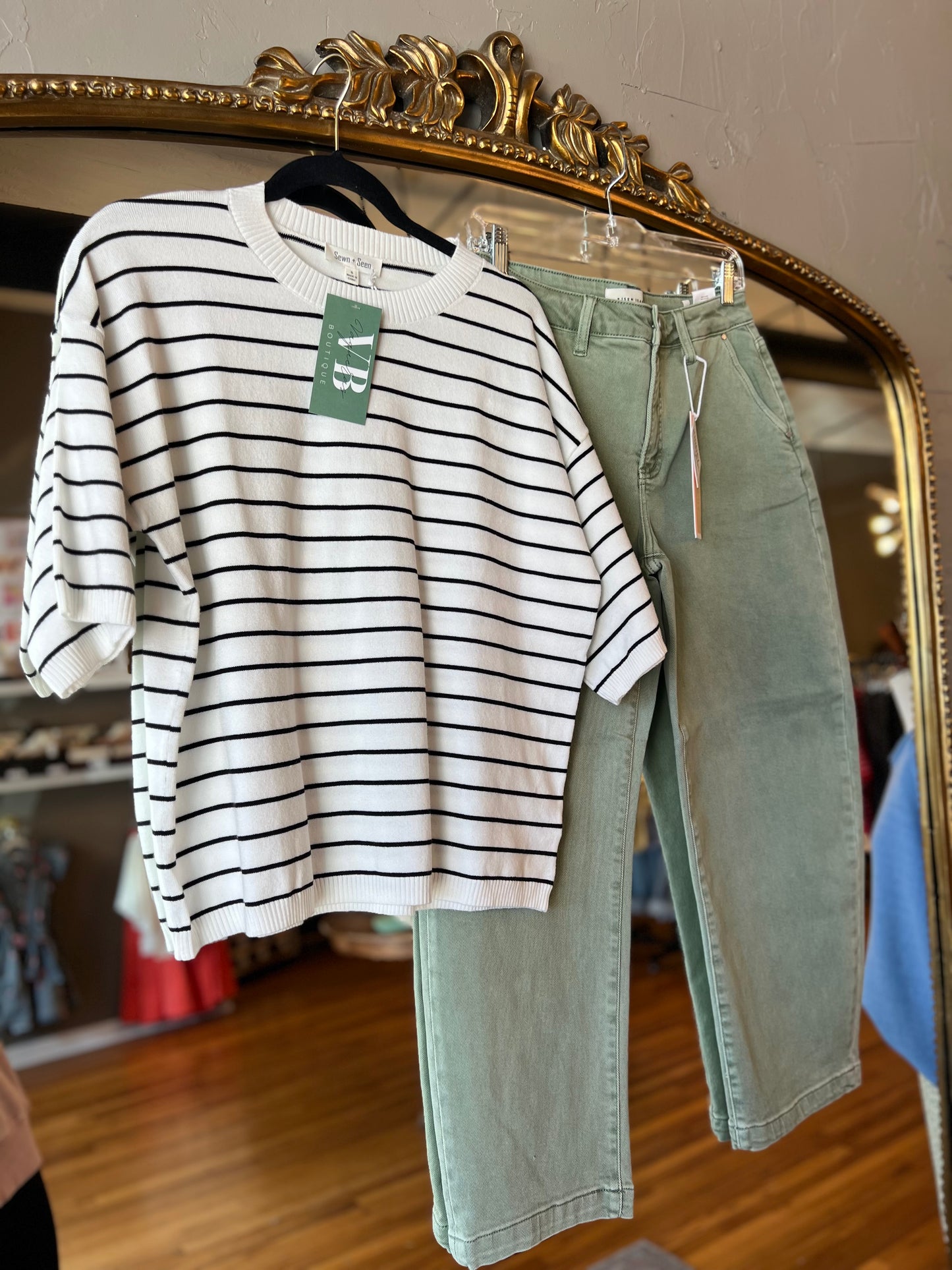 Luxe Stripe Knit Top