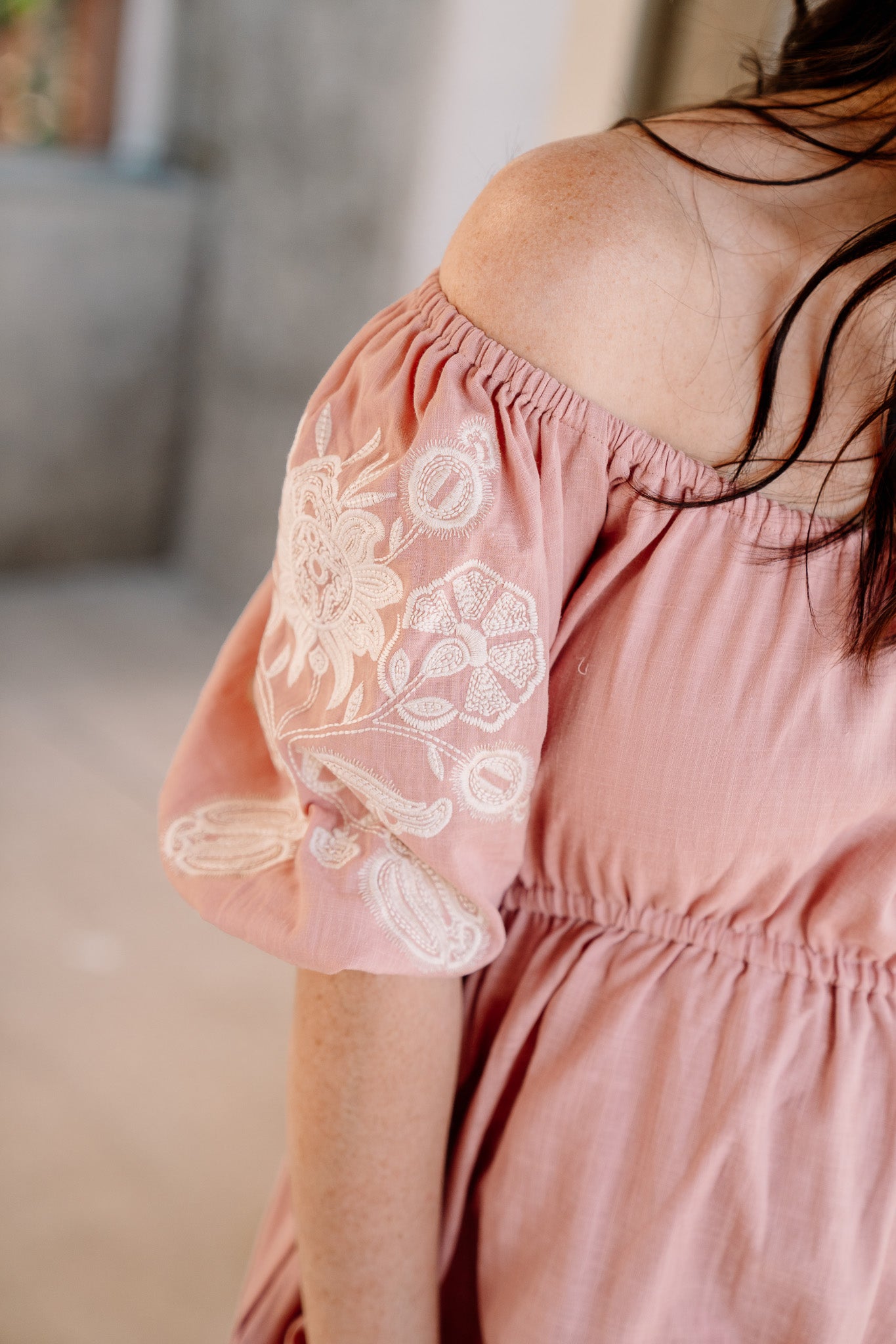 Rose Ebroidered Dress