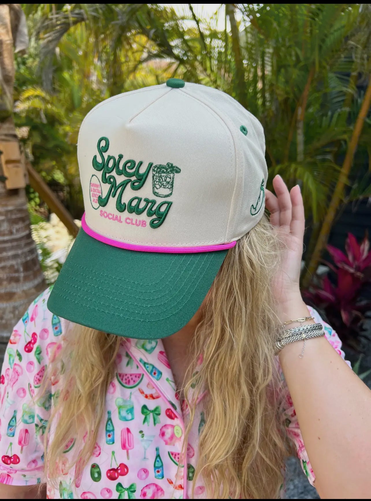 Spicy Marg Embroidered Trucker