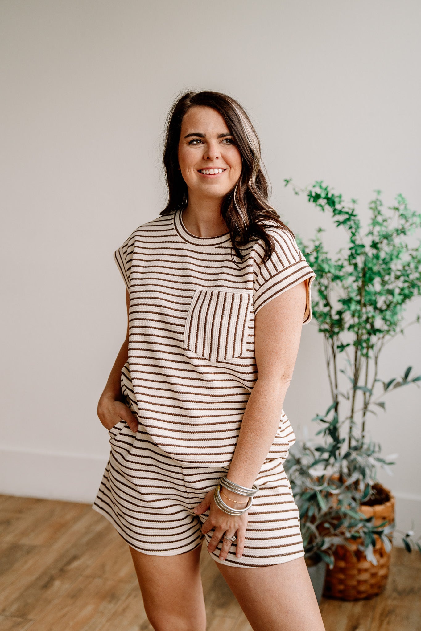 Striped Mocha SET