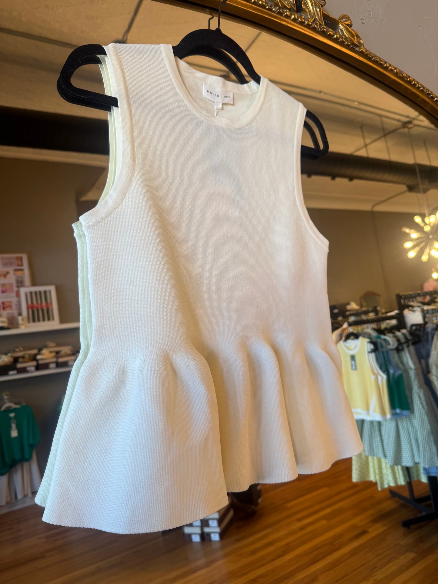 Ivory Classic Peplum