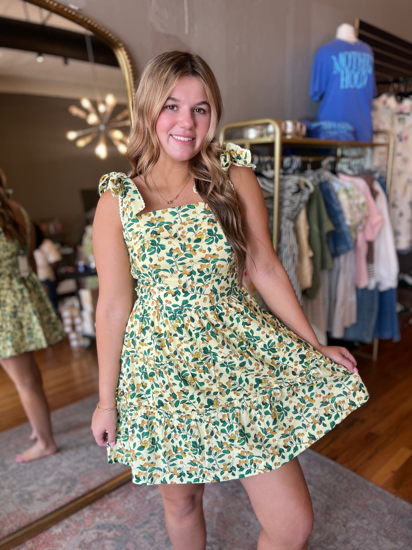 Yellow Cherries Dress