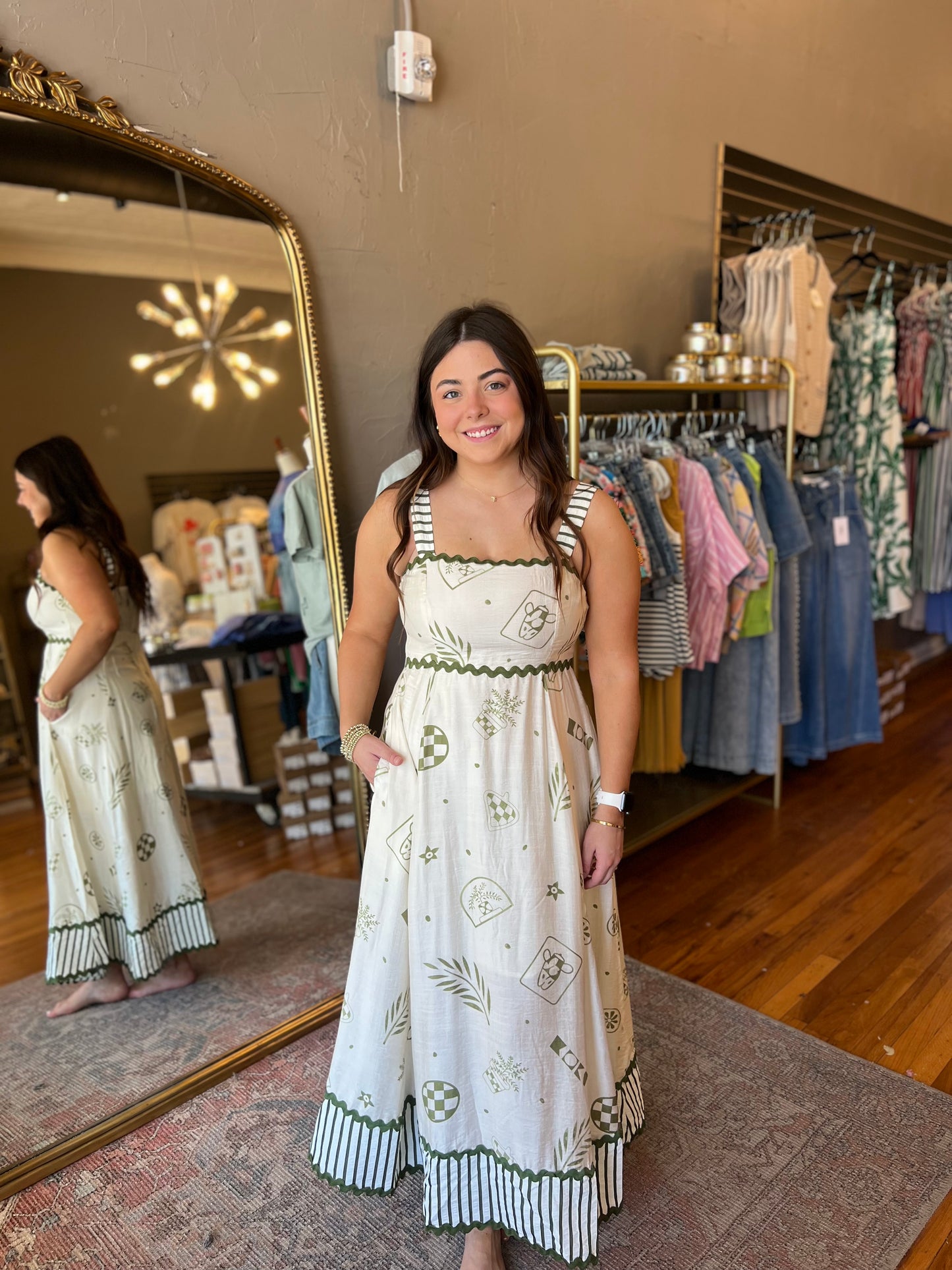 Garden Ric Rac Dress