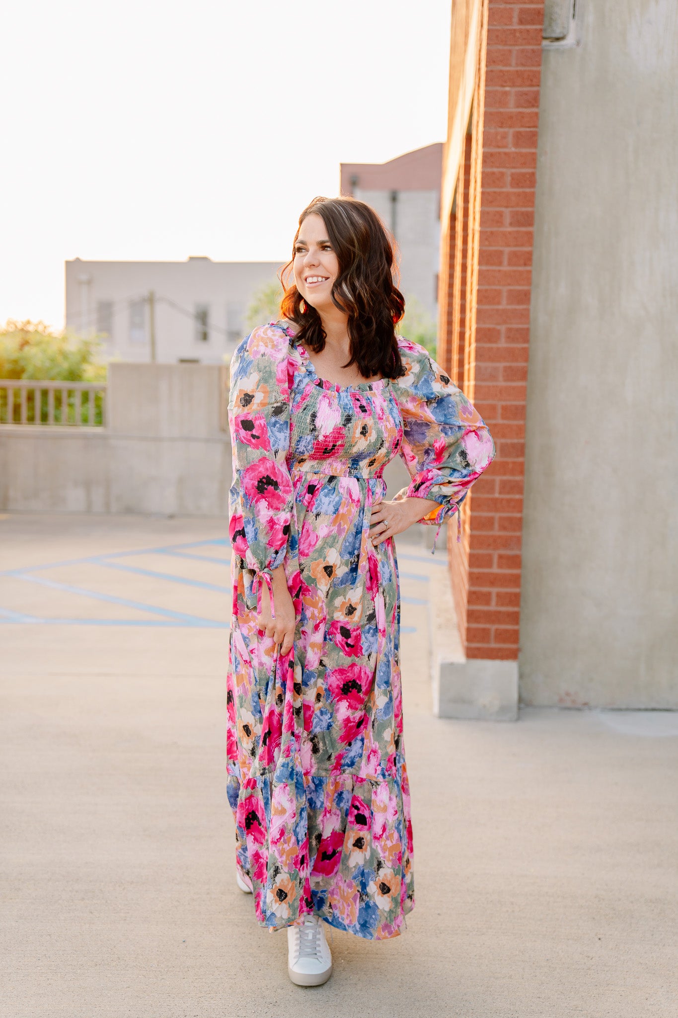 Orchid Midi Dress