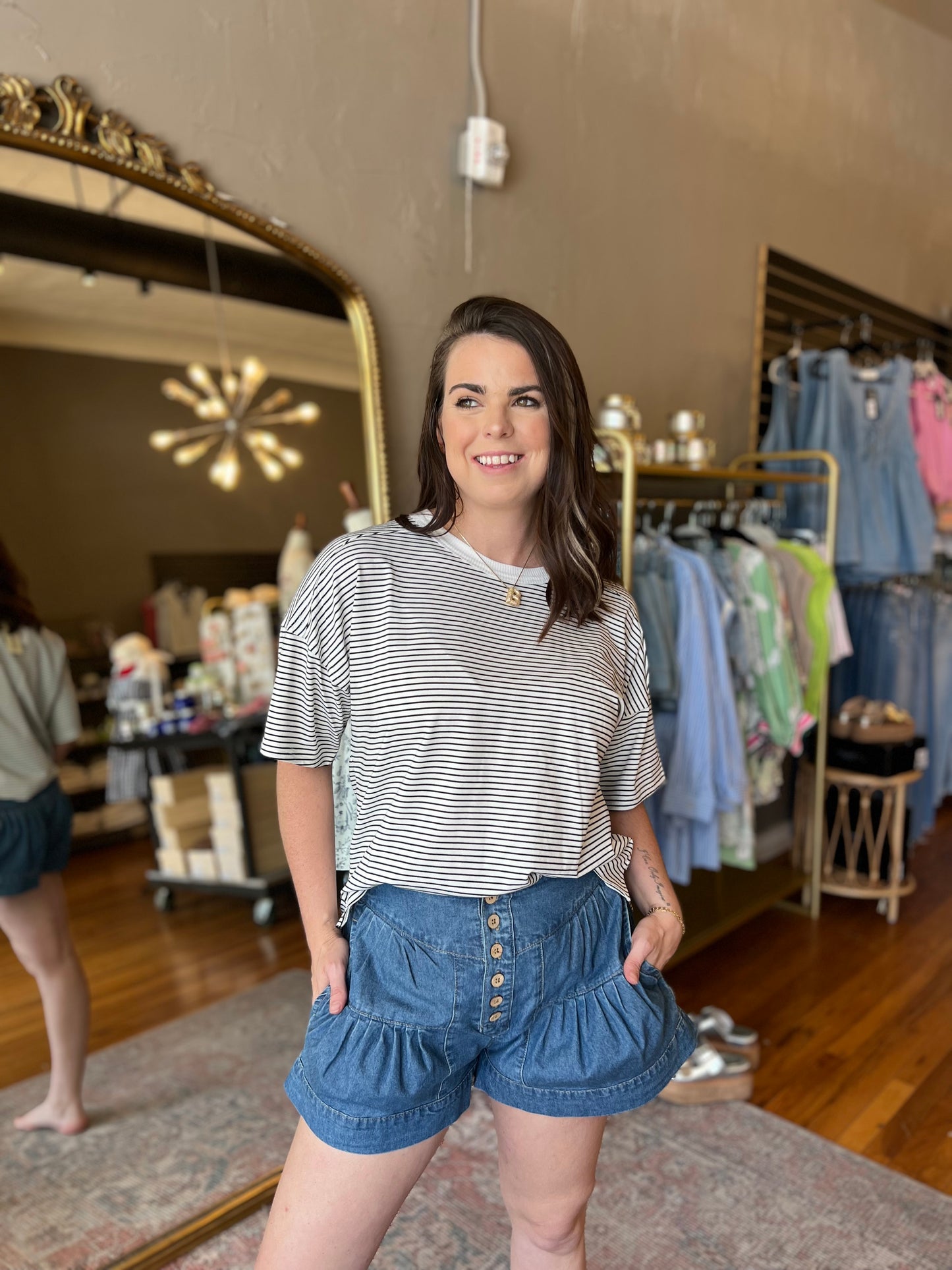 Basic As Can Be Stripe Top