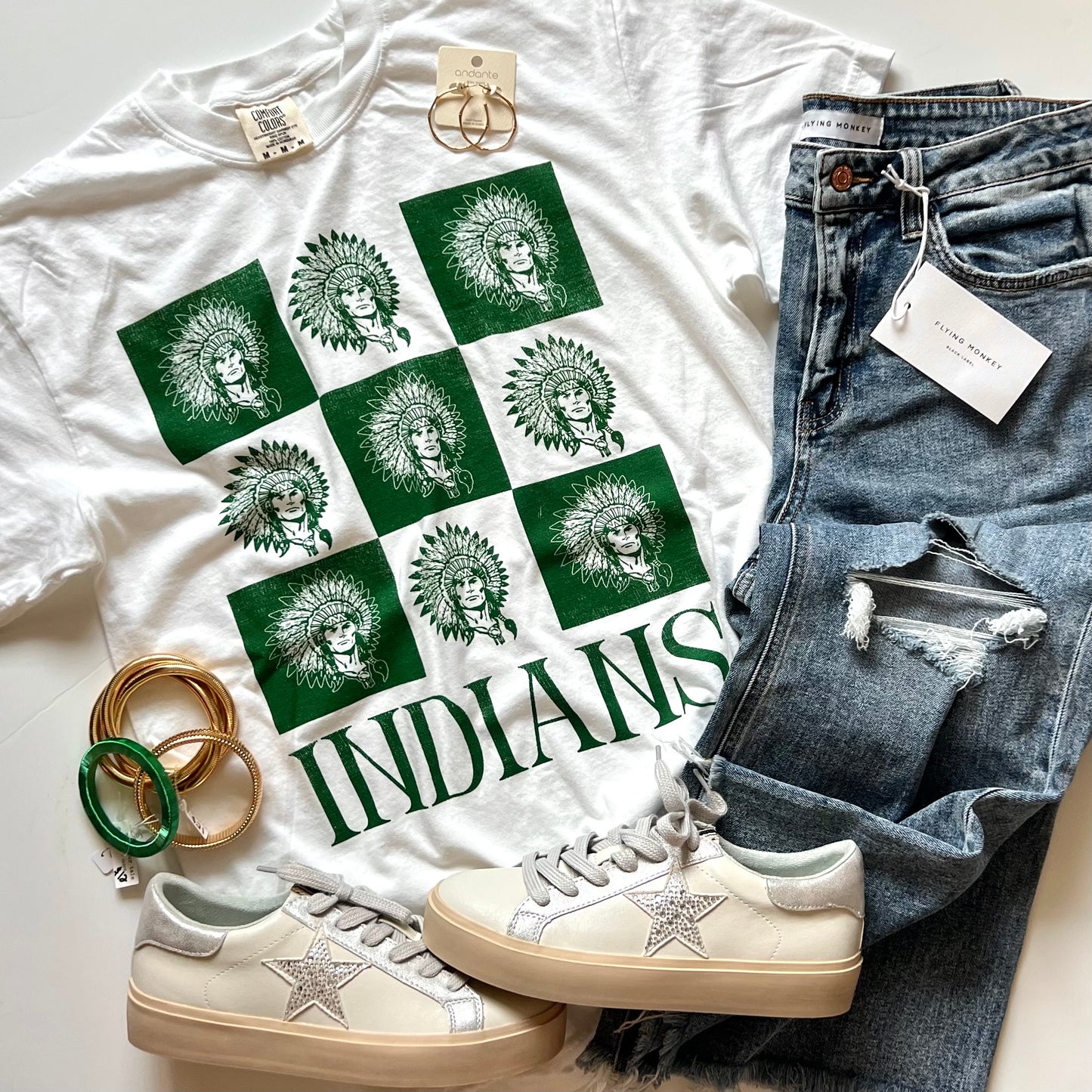 Indians Squared Tee