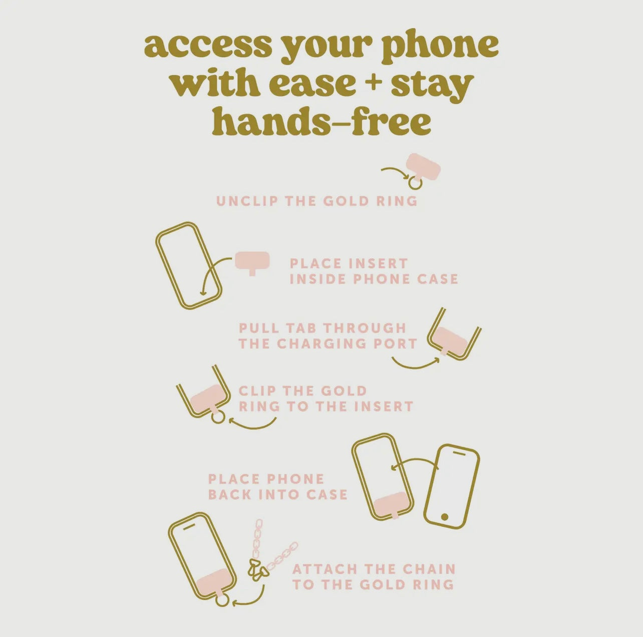 Phone Crossbody Chain