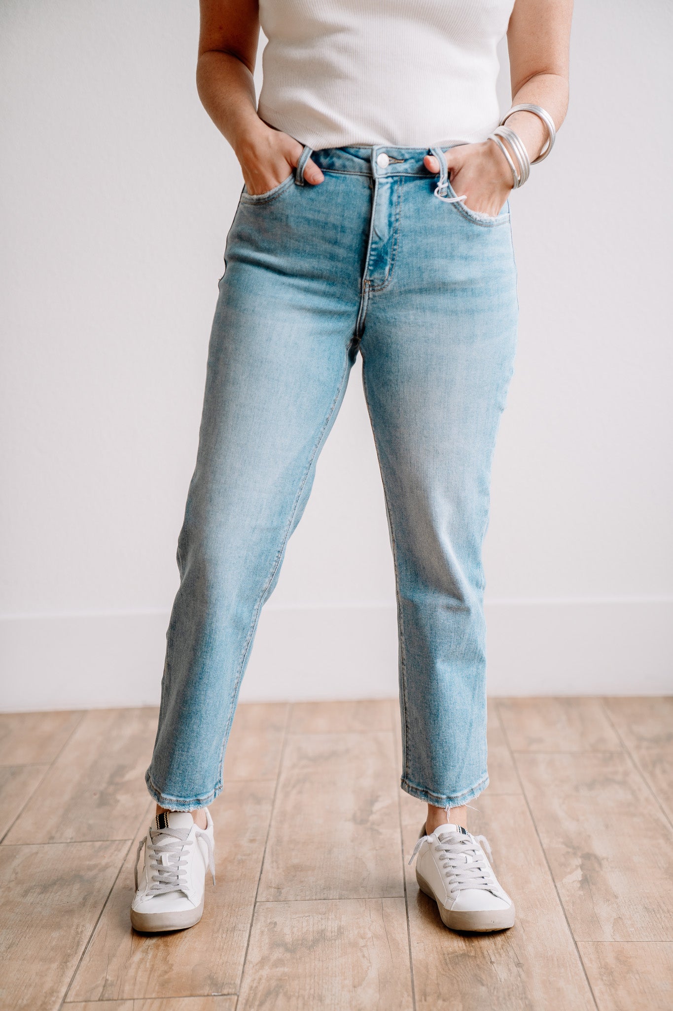 Jackpot High Rise Straight Denim