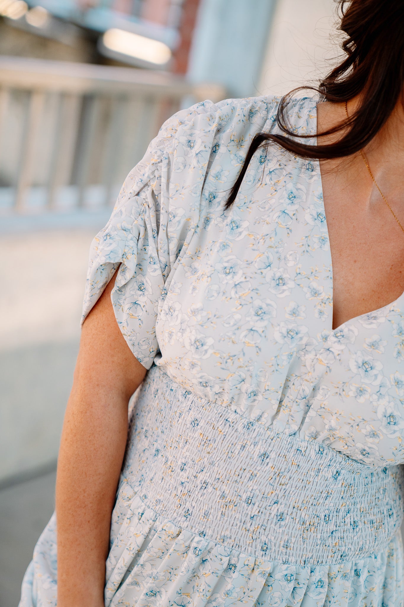 Misty Blue Dress