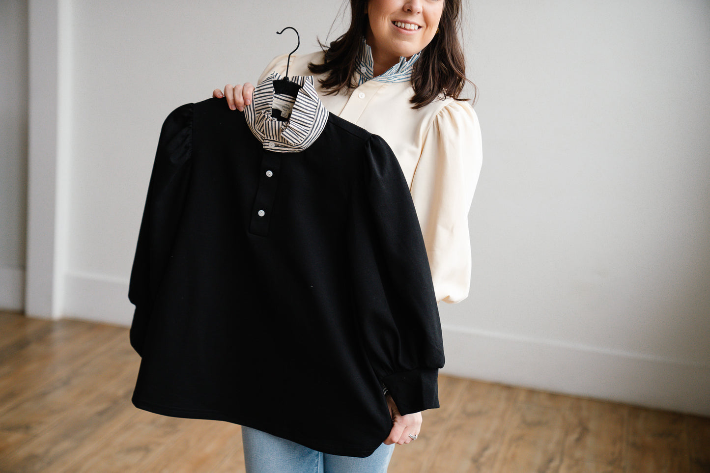 Popped Collar Top