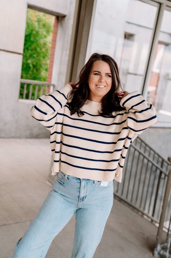 Chunky Striped Sweater