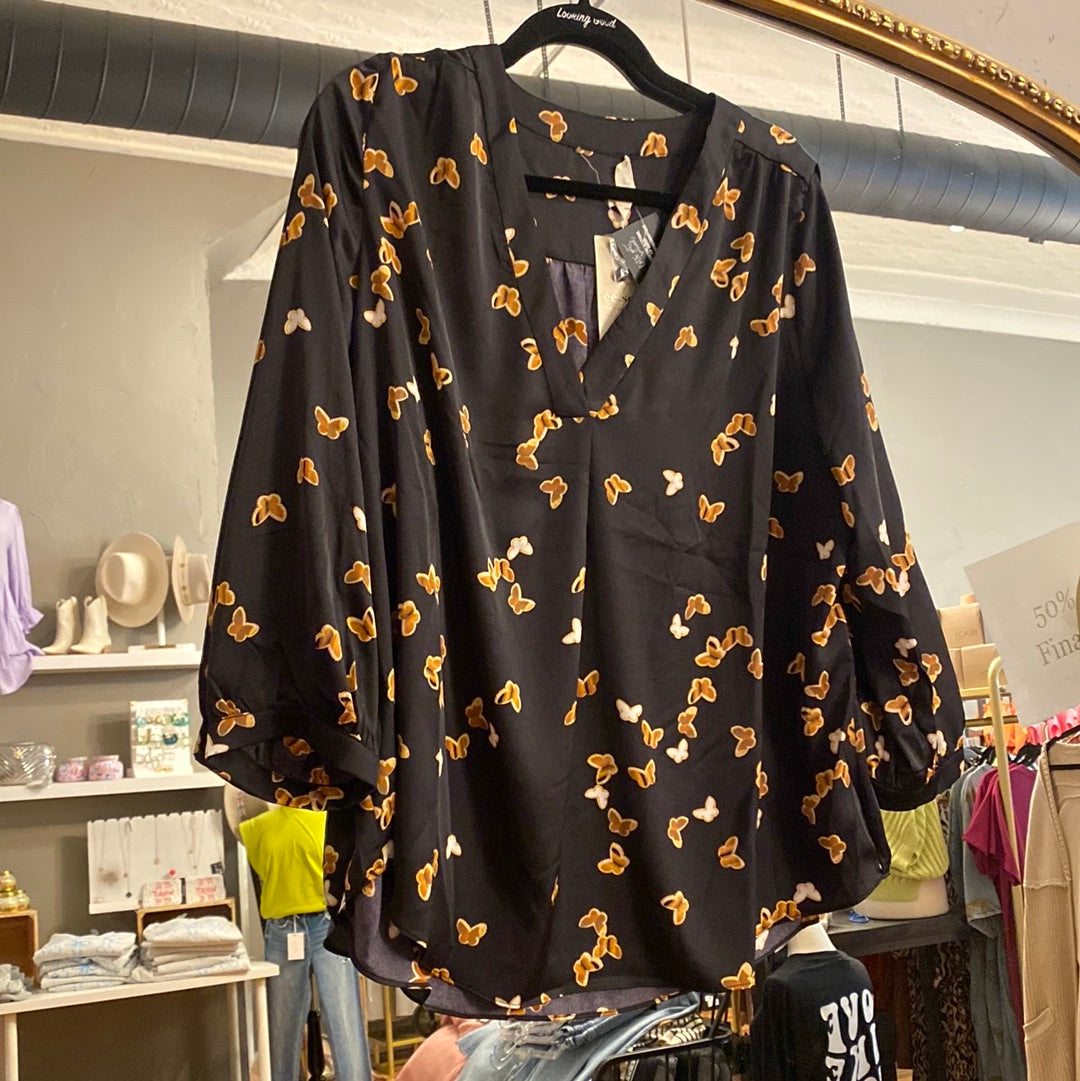 Warm Butterflies Blouse