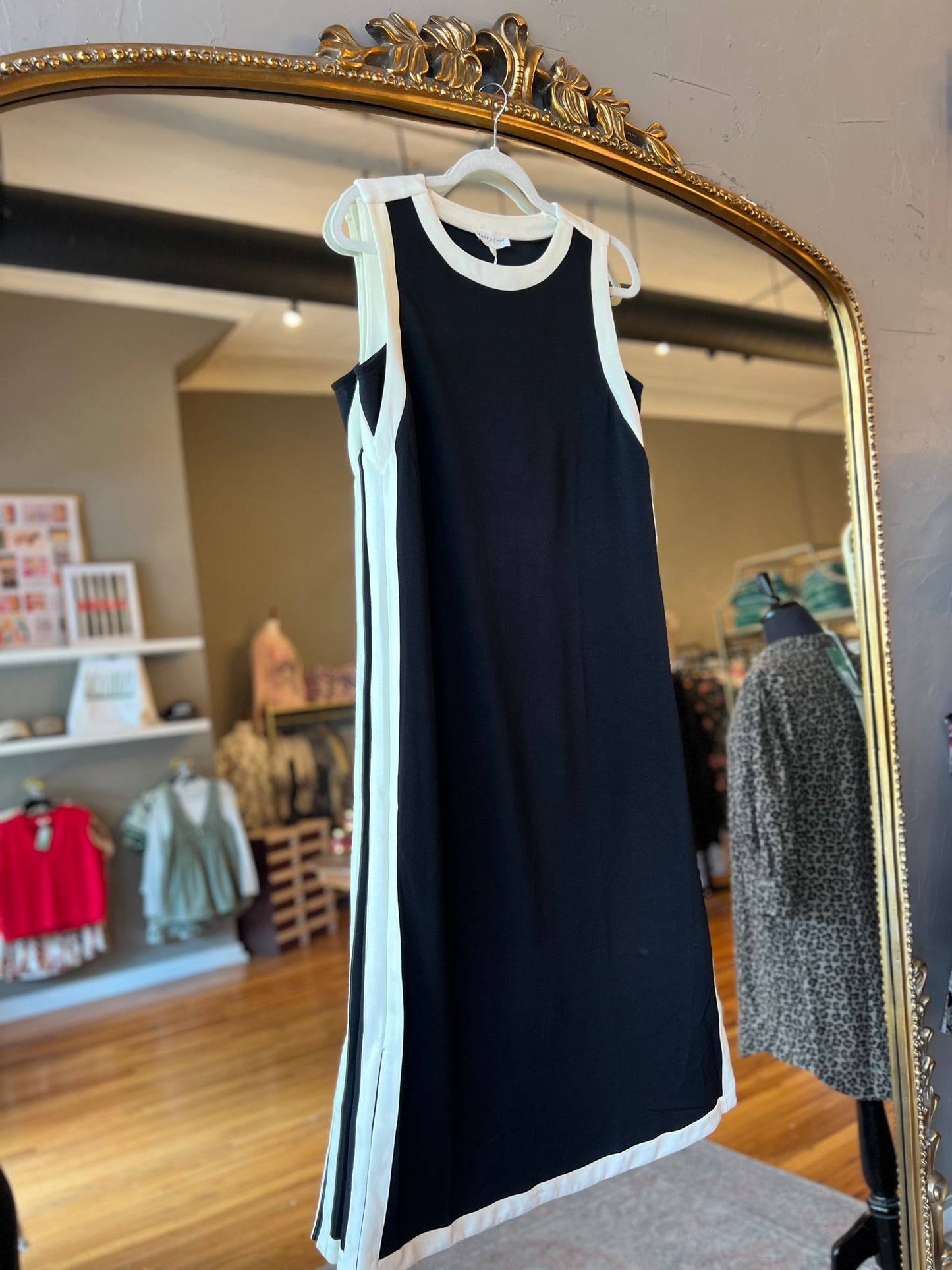Athletic Stripe Midi