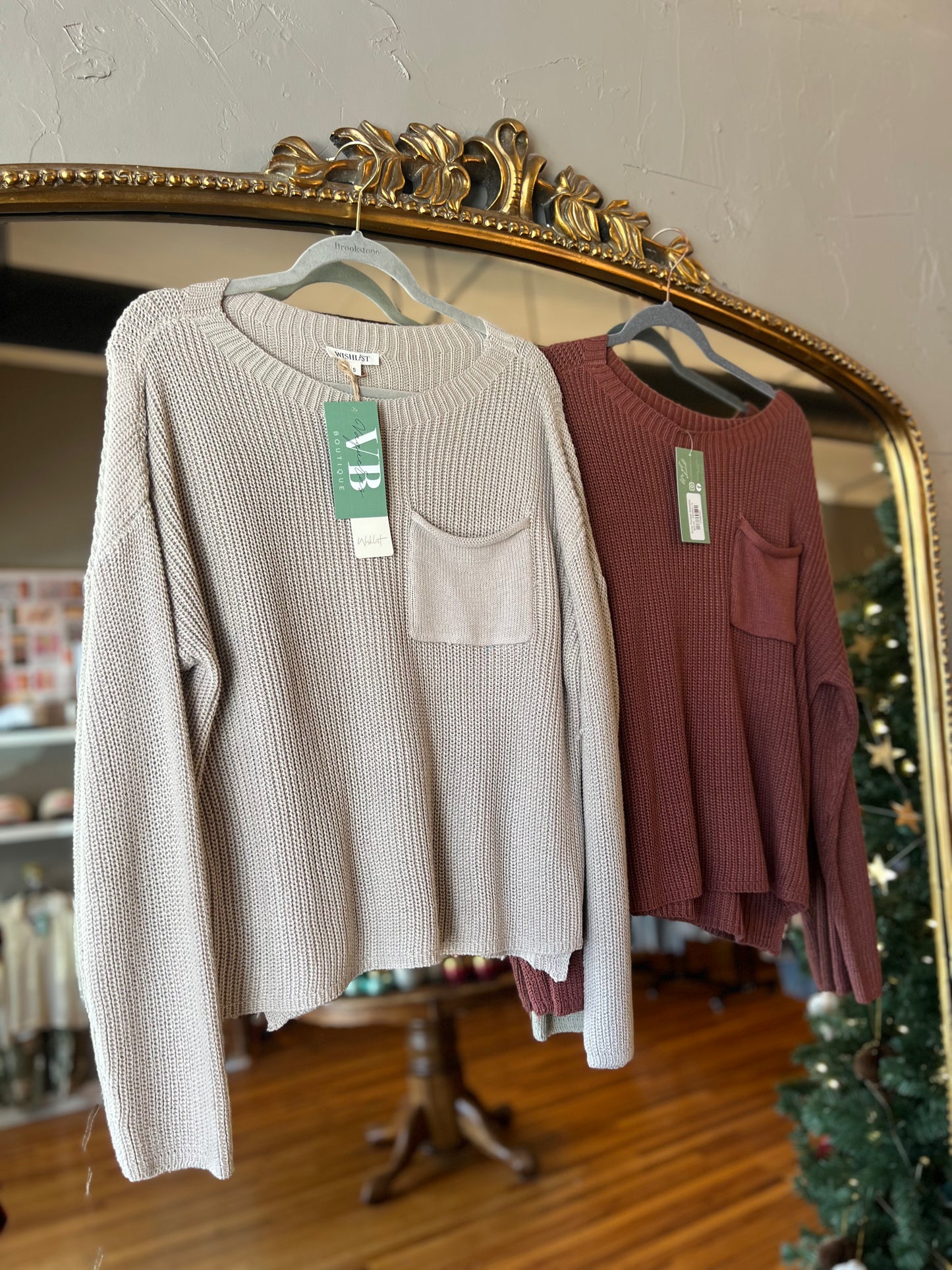 Drop Pocket Sweater