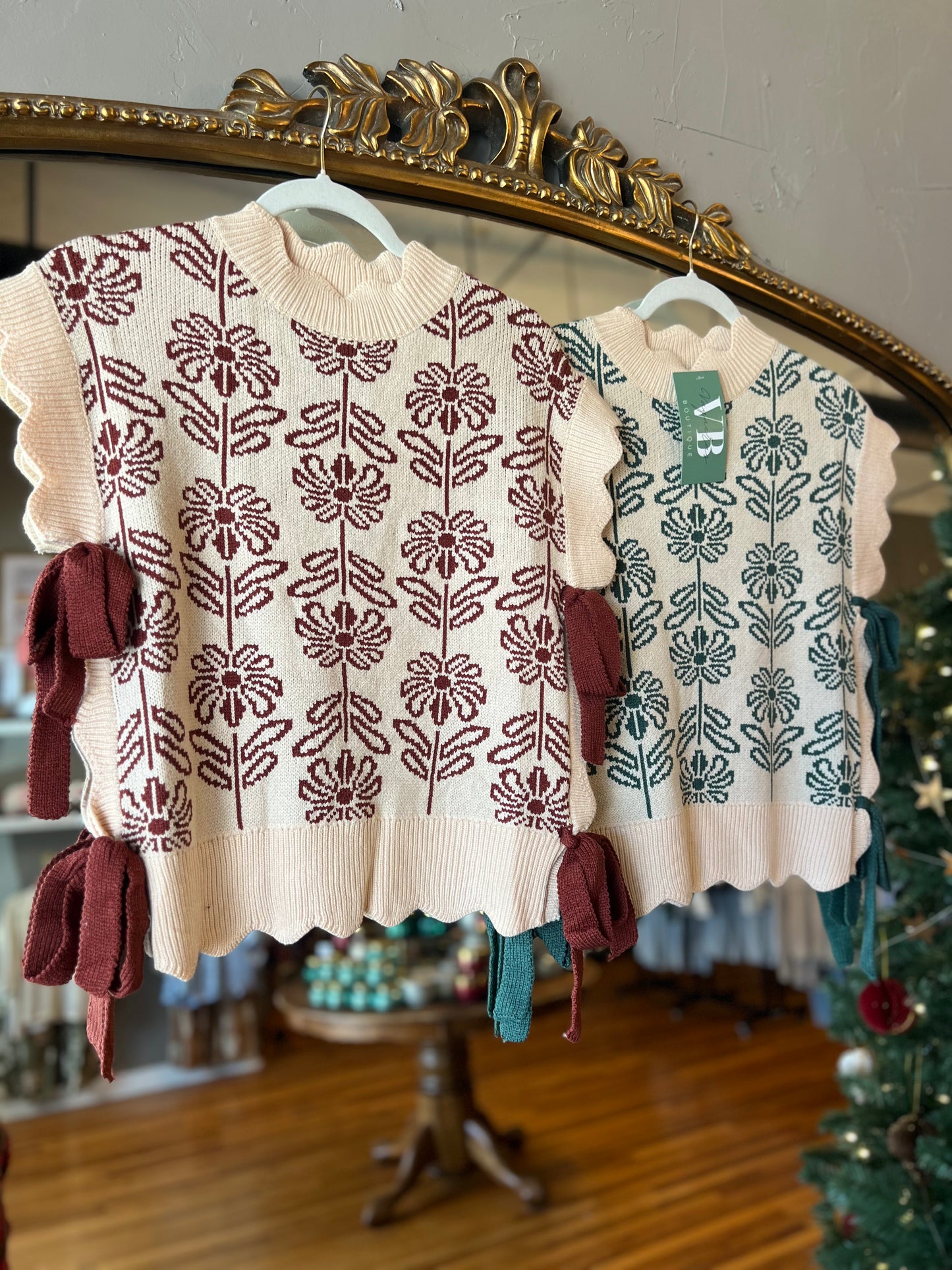 Scallop Sweater Vest