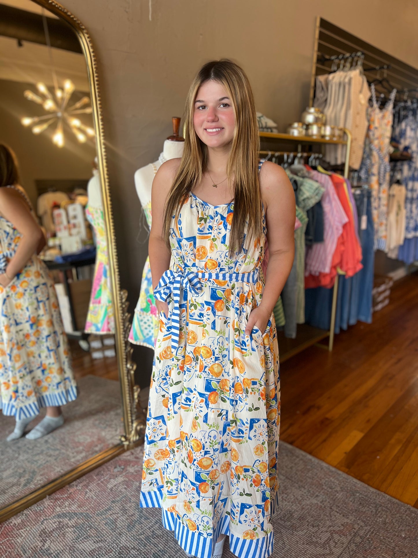 Tea Time Floral Dress