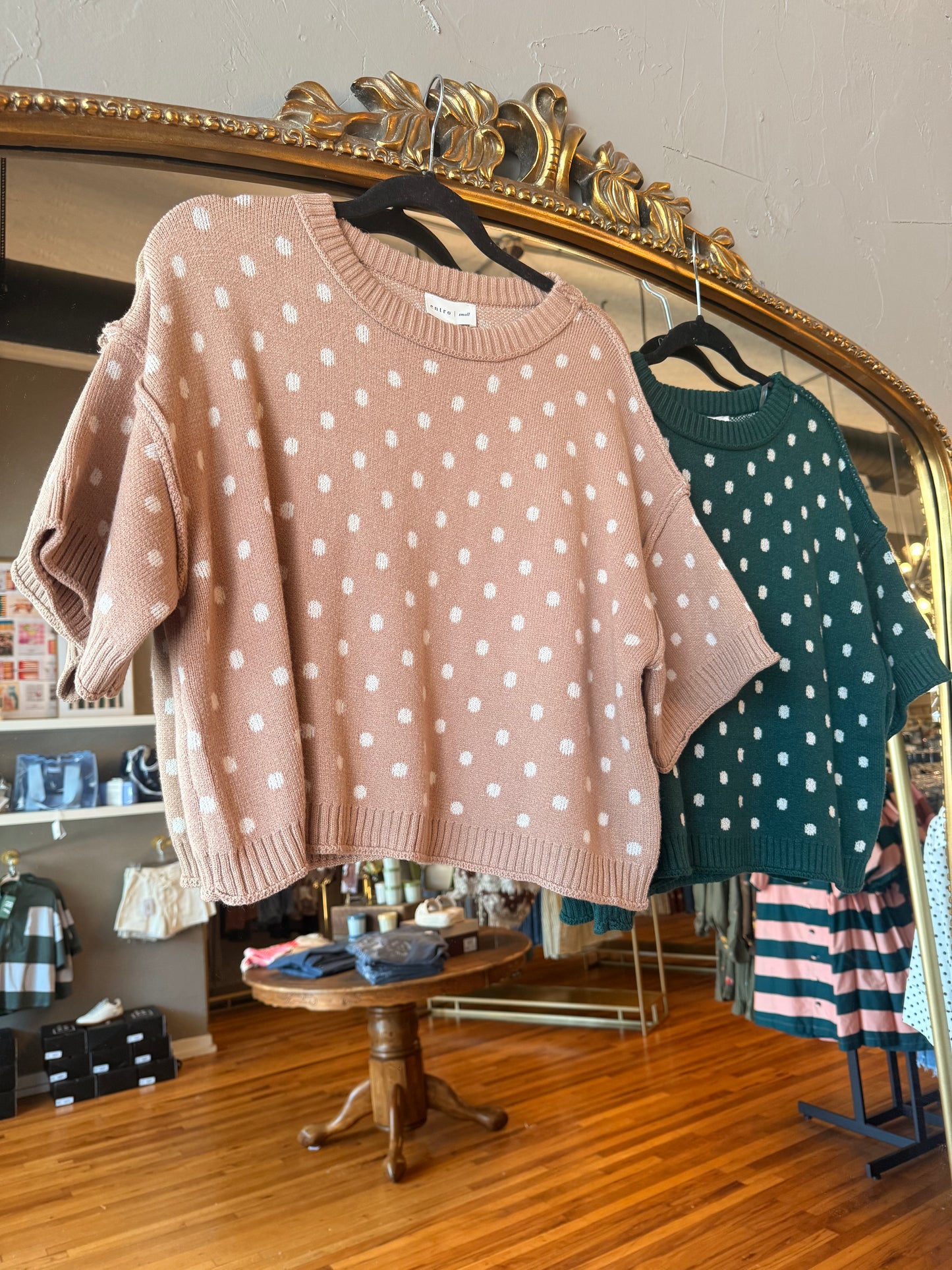 Dot Knit Top