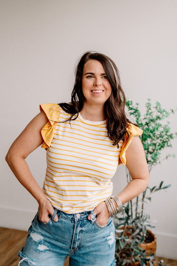 Honey Round Crewneck Top
