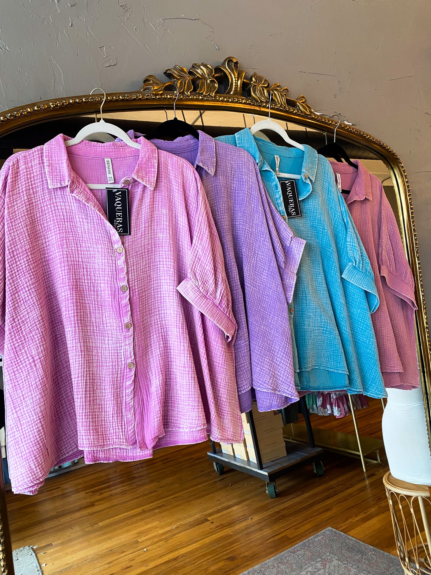 Girl on the Go Button Down