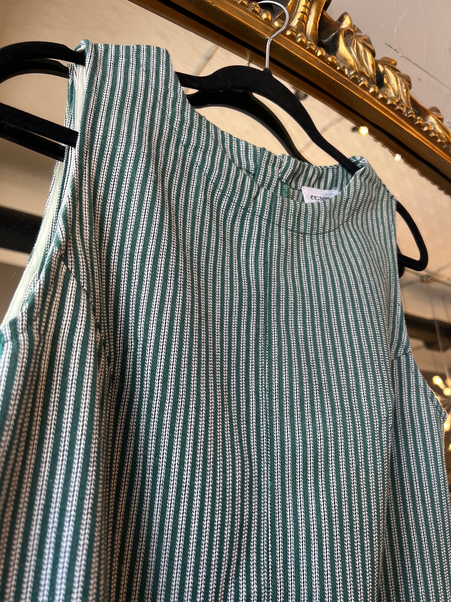Forest Striped Mini Dress