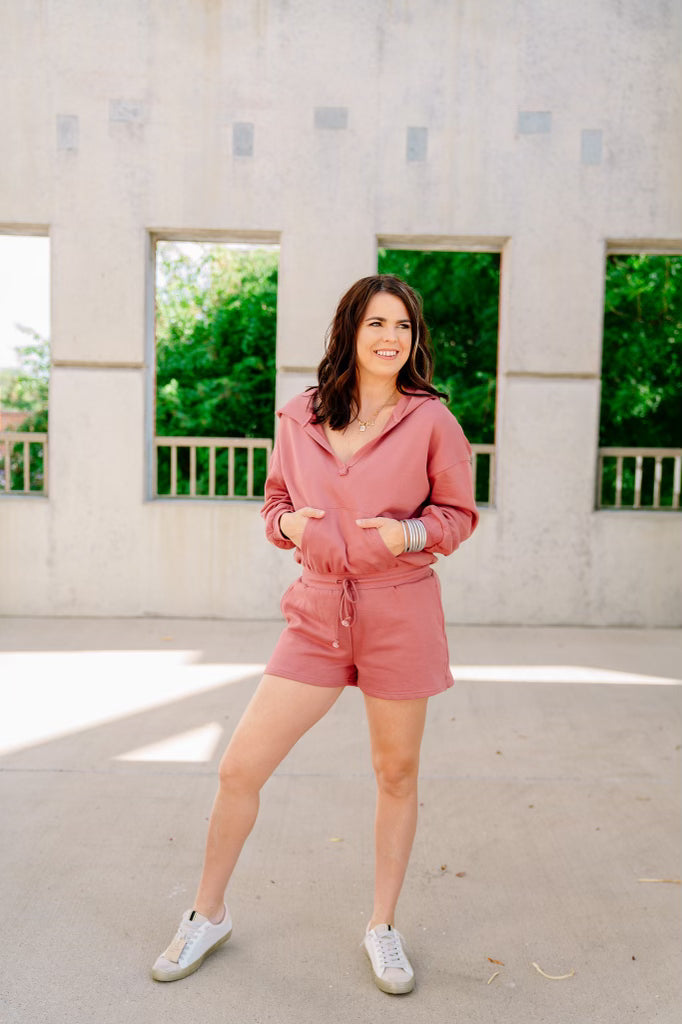 Cozy In my Hoodie Romper