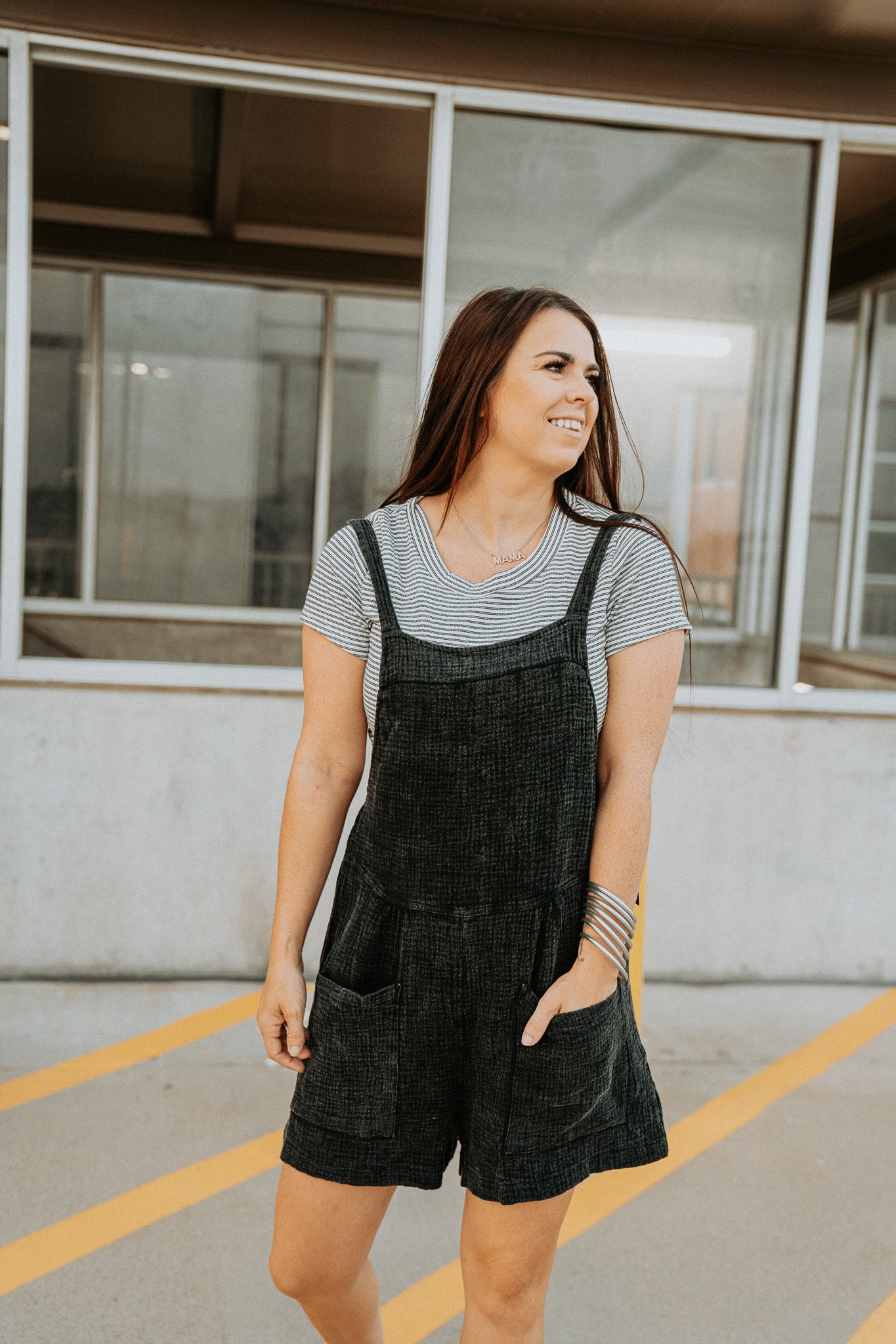 Ash Mineral Romper