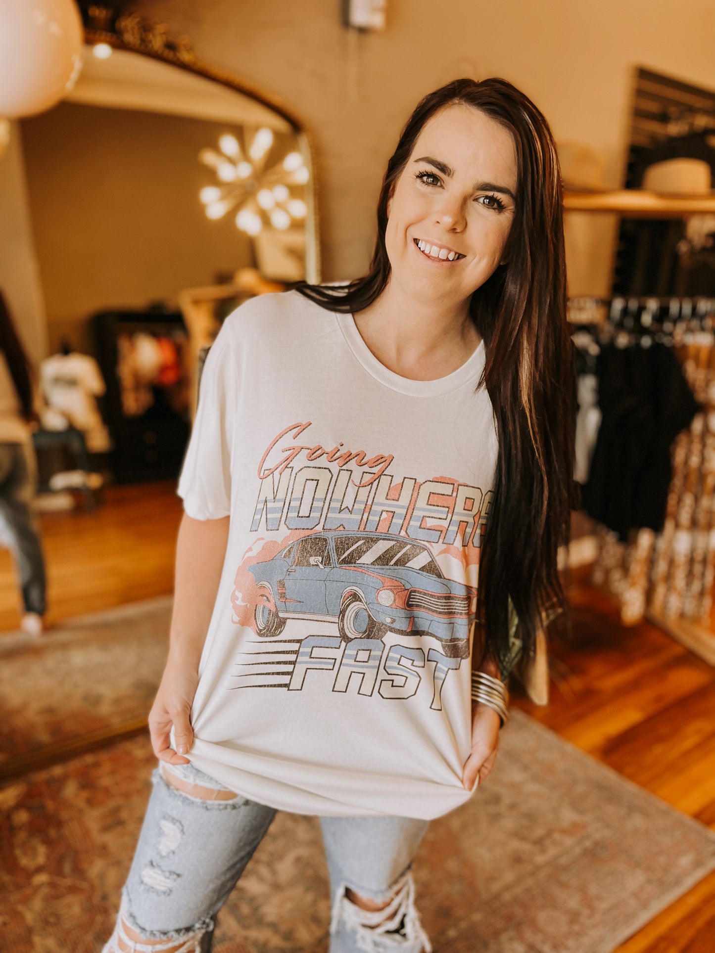 Going Nowhere Fast Oversized Tee