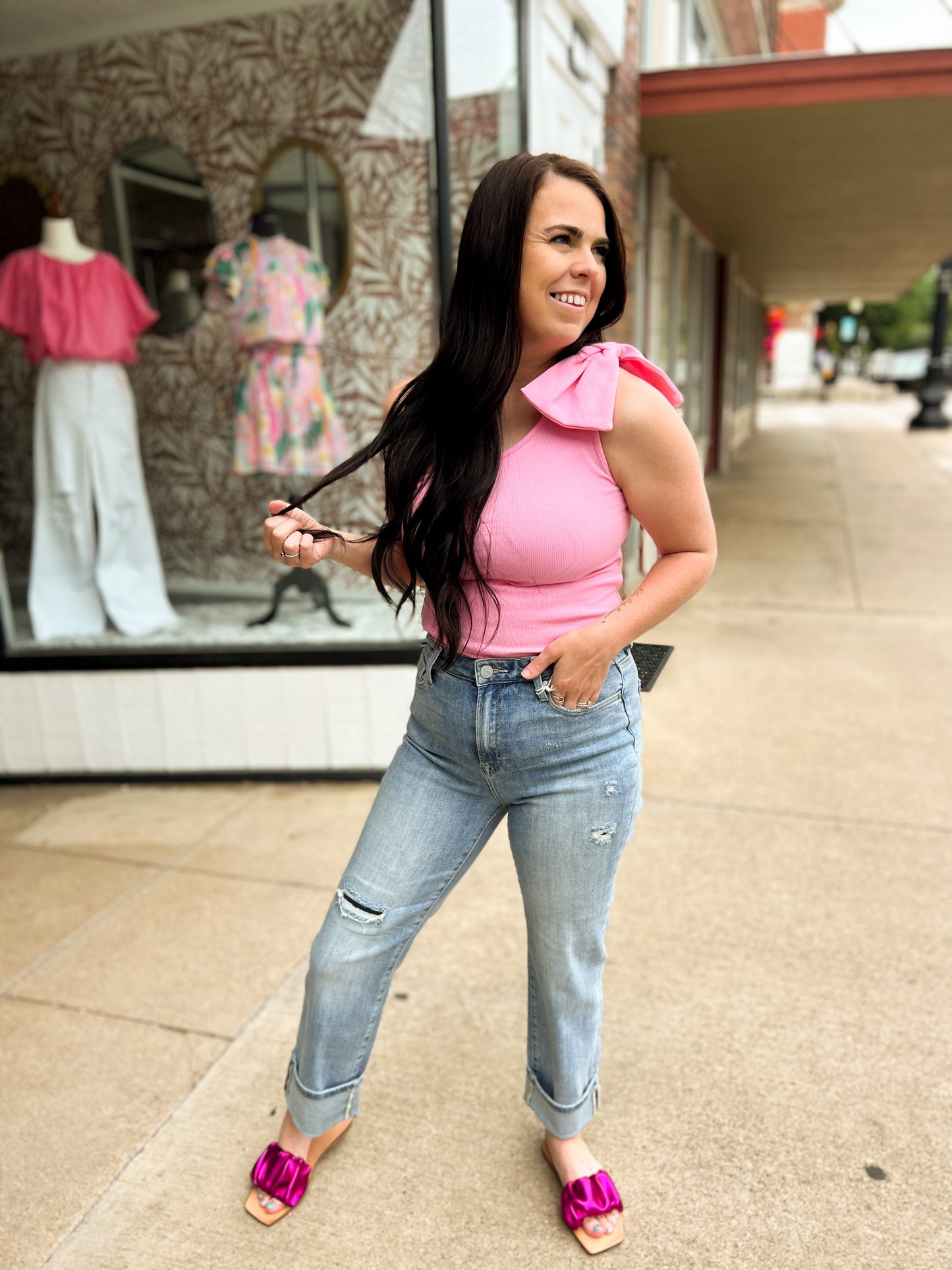 Shoulder Bow Bodysuit