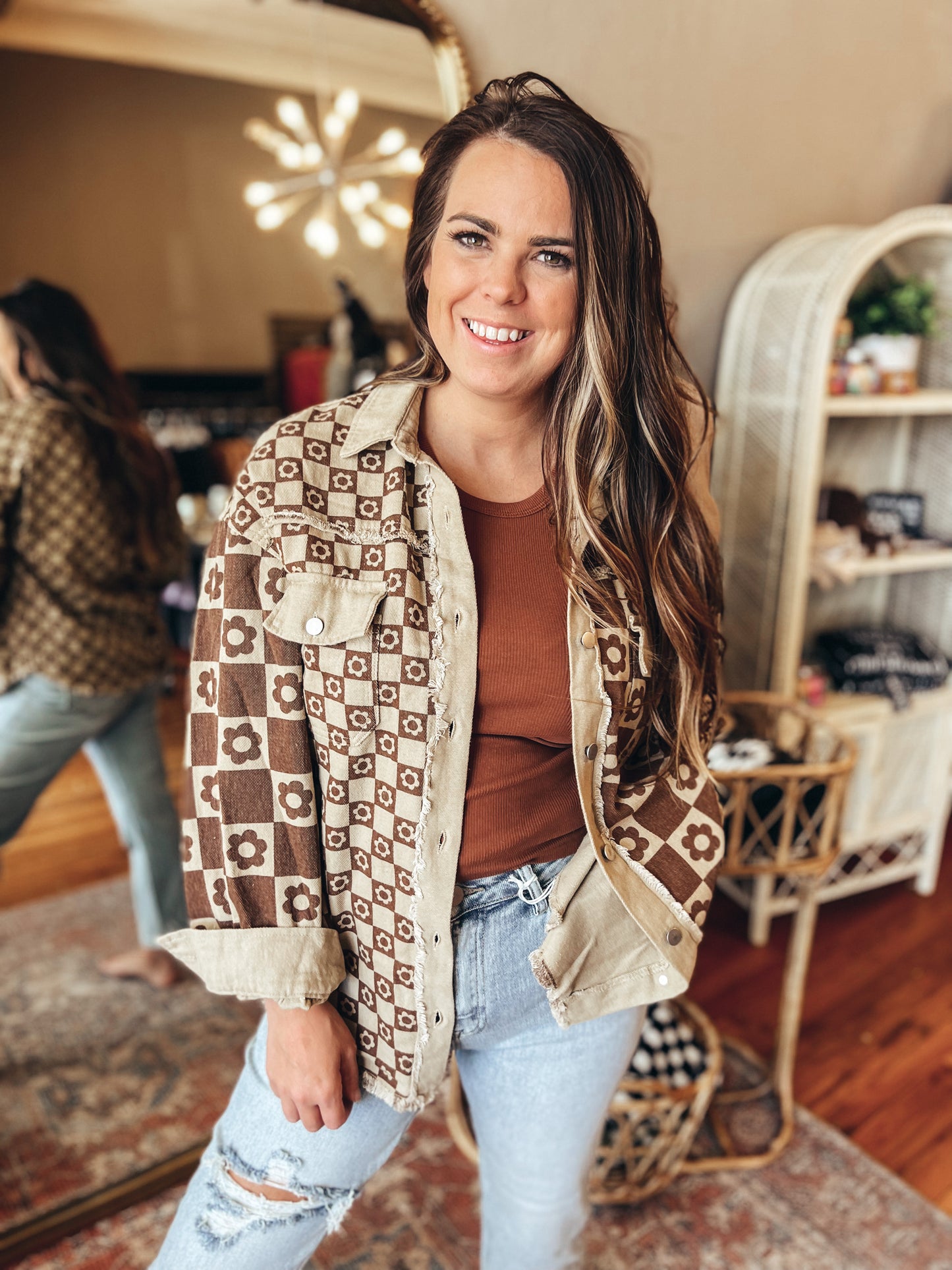 Daisy Check Shacket