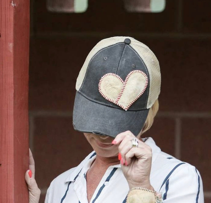 Upcycled Heart Hat