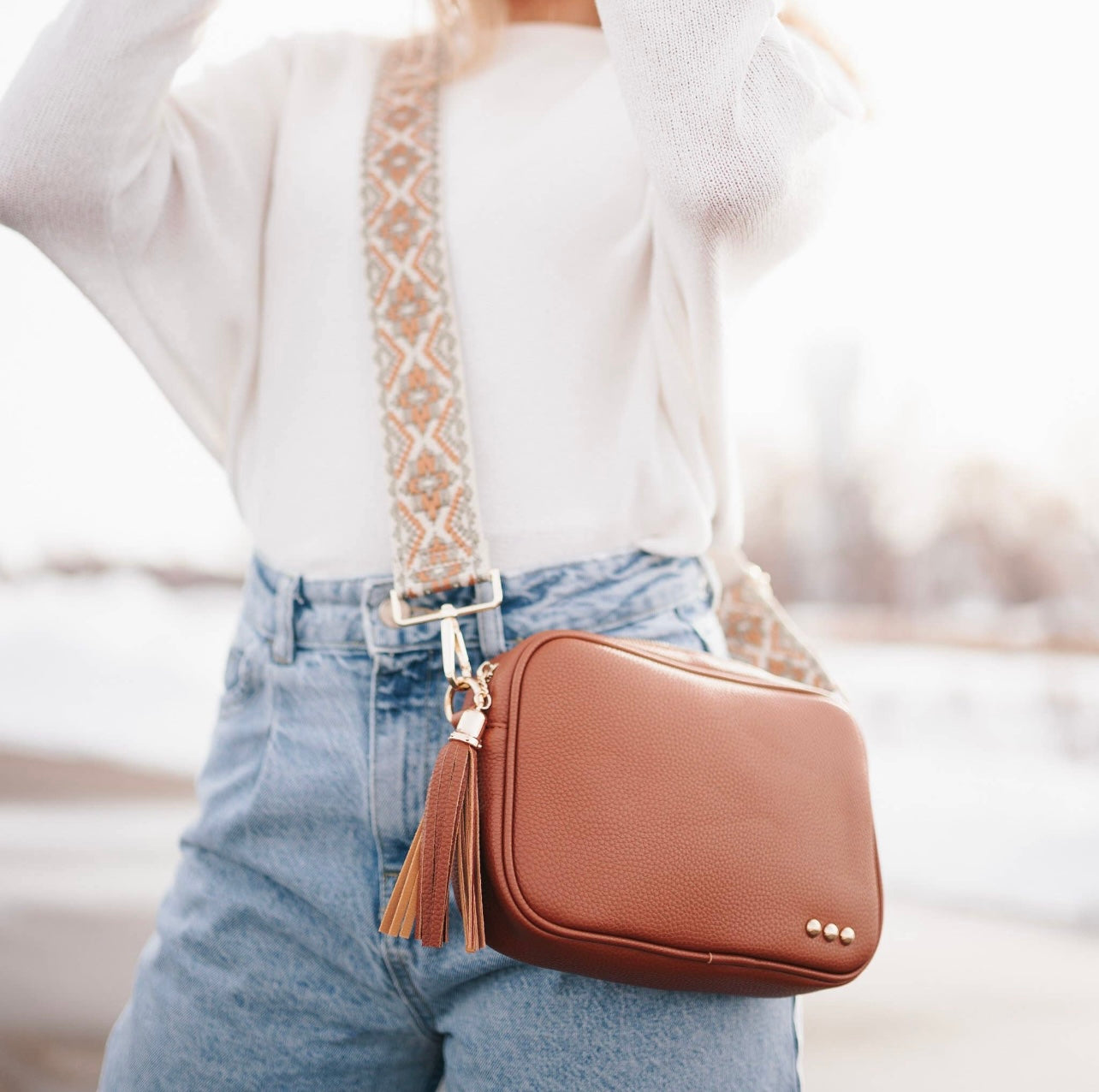 Brown Willow Crossbody