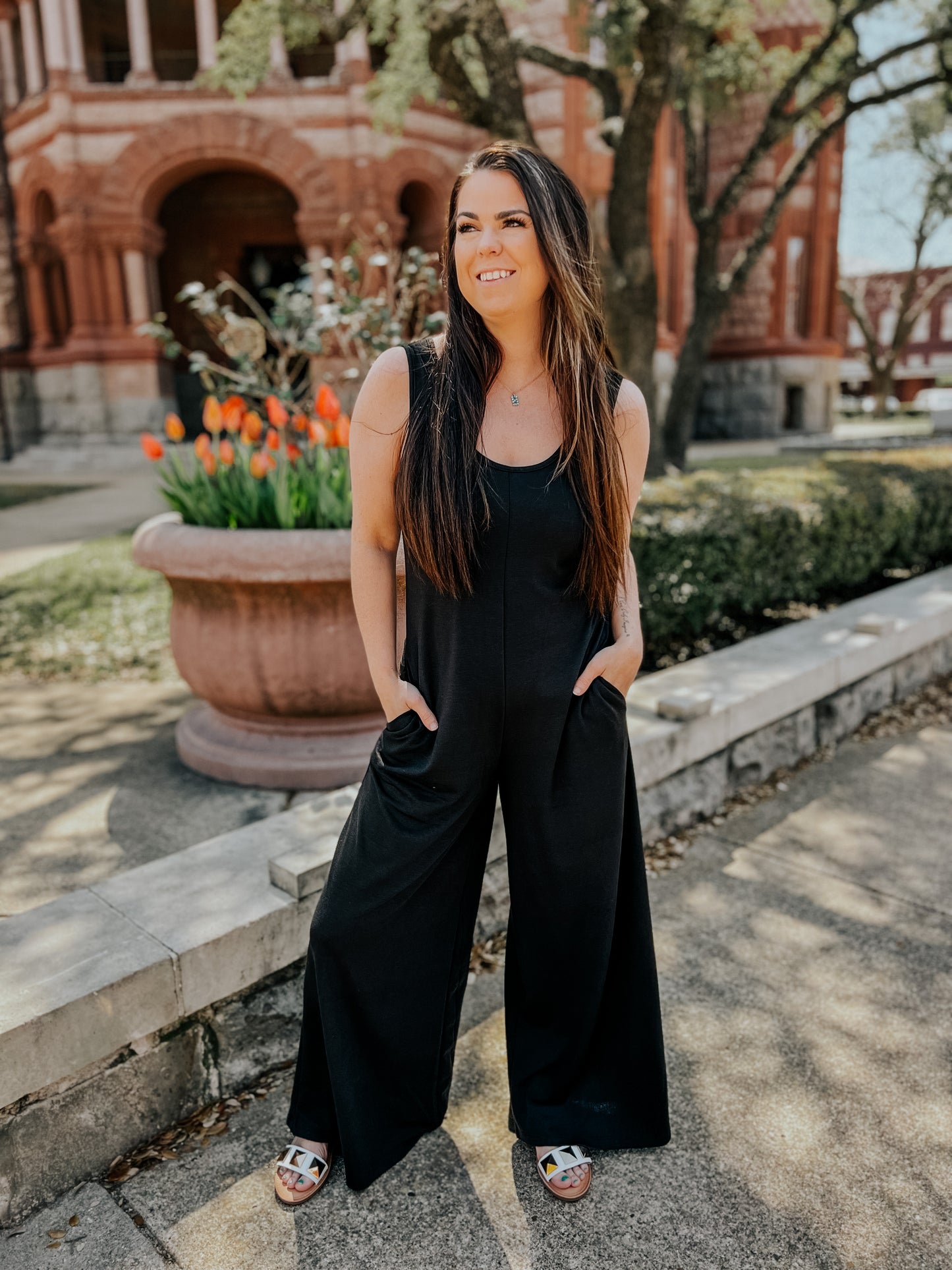 Black Wide Leg Jumper