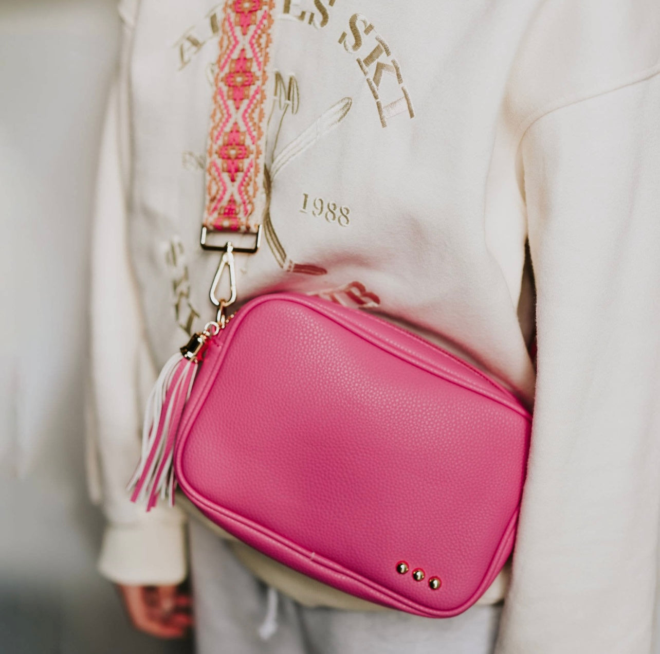 Pink Willow Crossbody