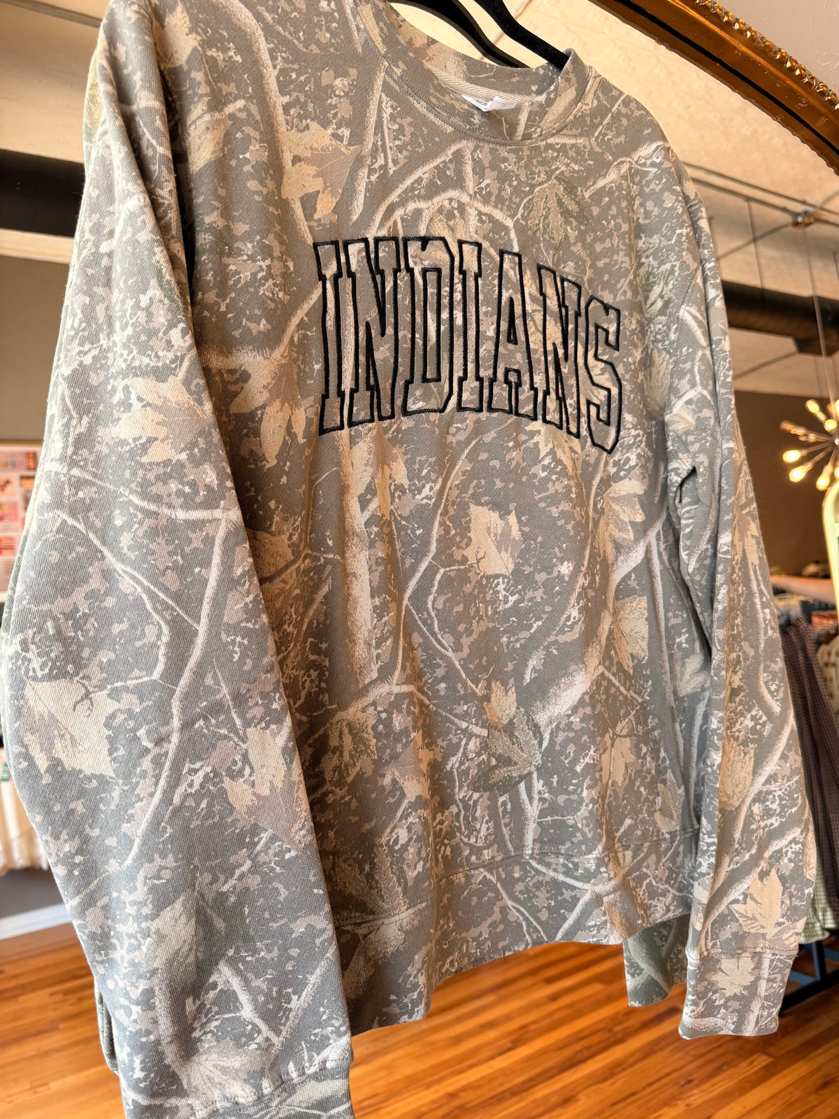 Indians Camo Sweatshirt