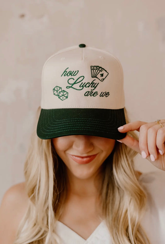 How Lucky Are We Trucker Hat
