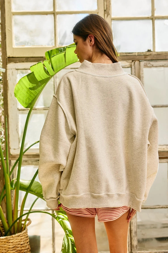 WWJD Embroidered Mockneck