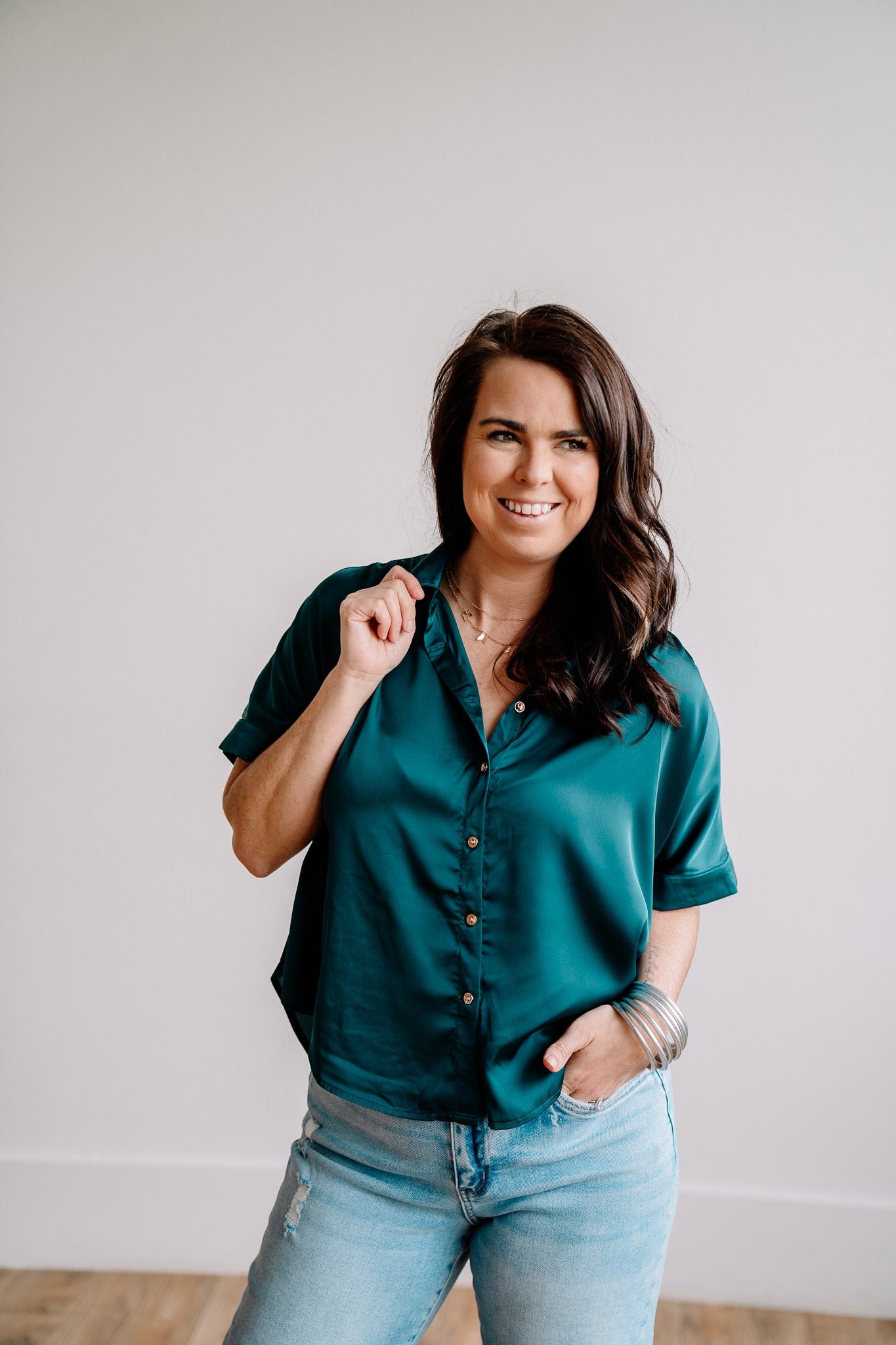 Teal Appeal Buttondown