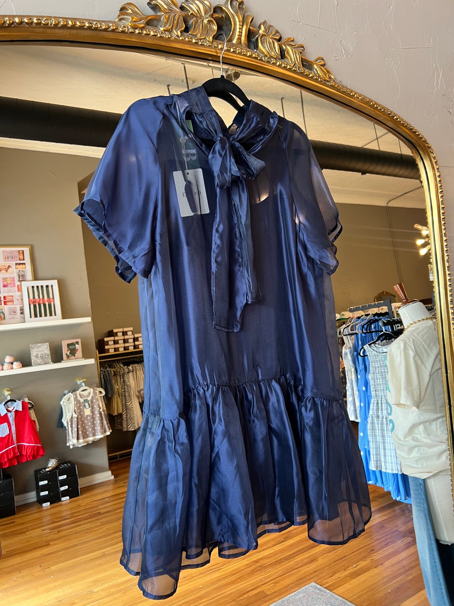 Guest In Blue Dress