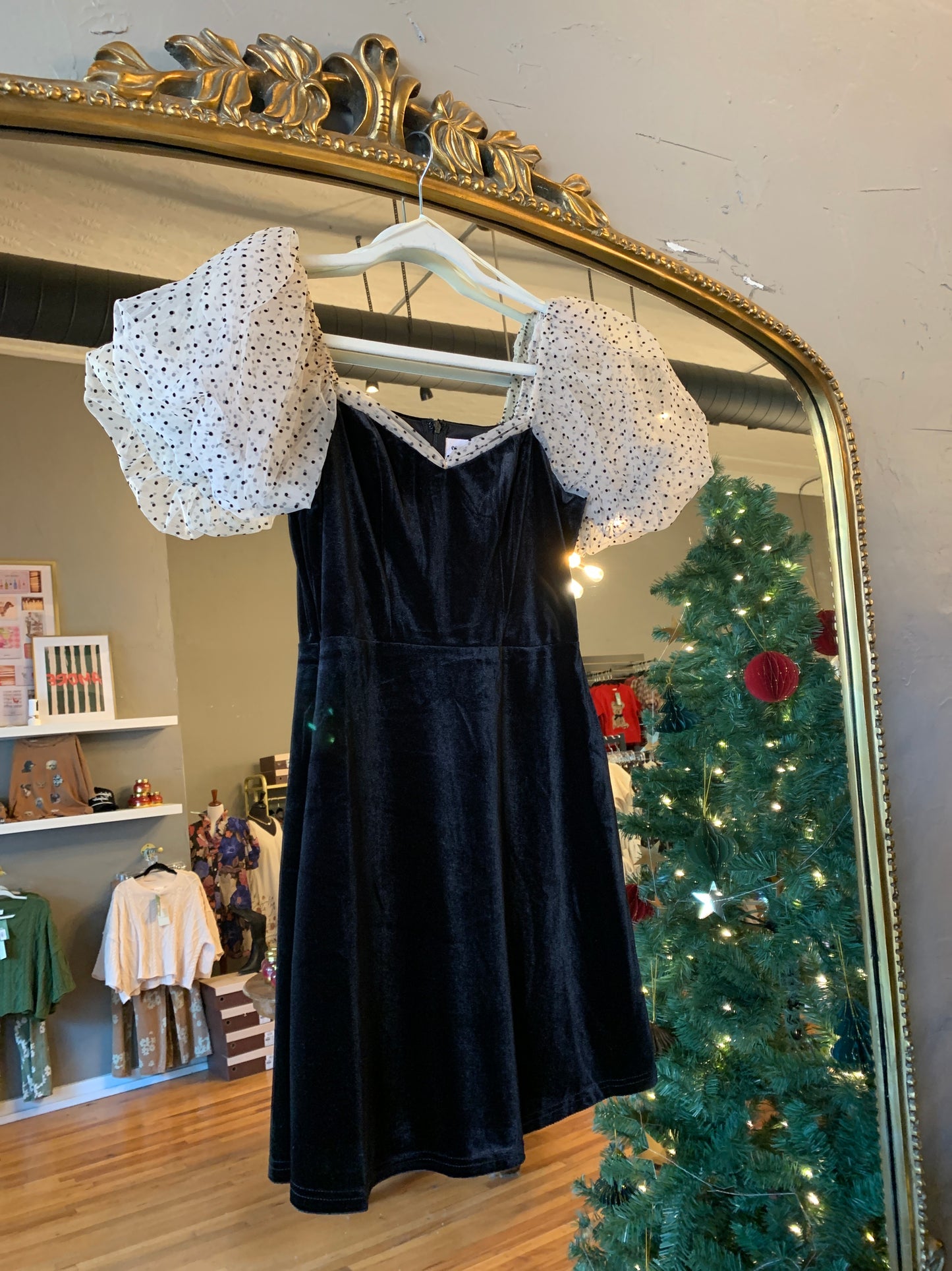 Pinch Me Velvet Dress