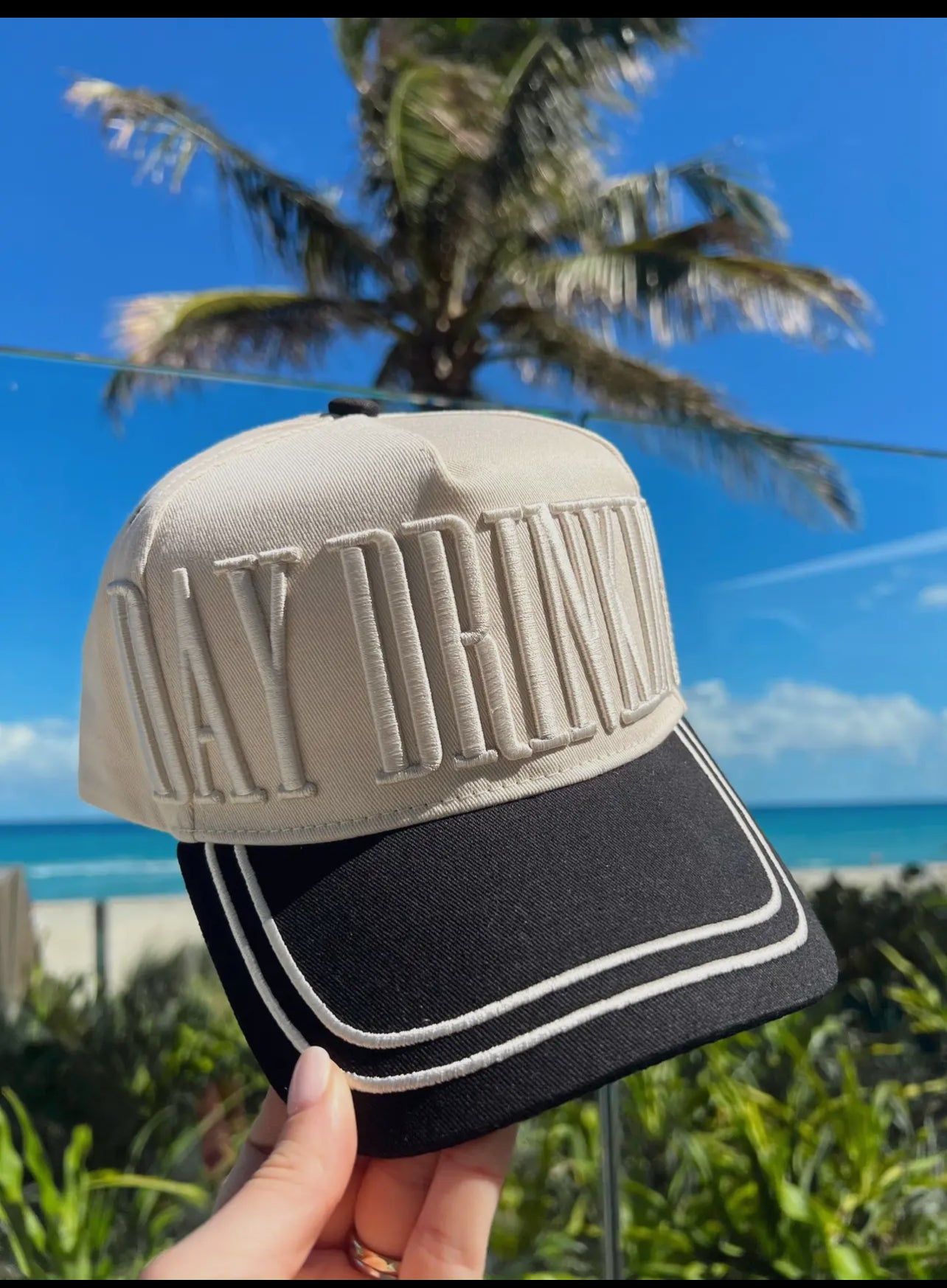 Day Drinking Embroidered Trucker