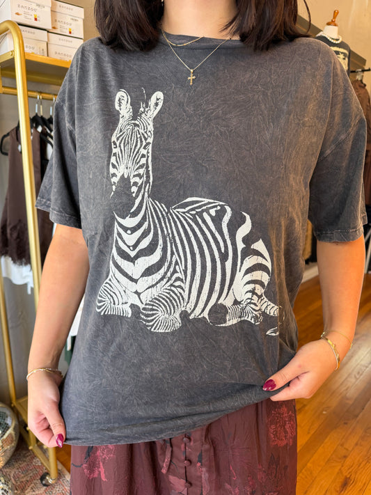 Zebra Vintage Tee